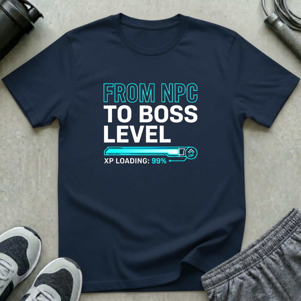 From NPC to Boss Level T-Shirt