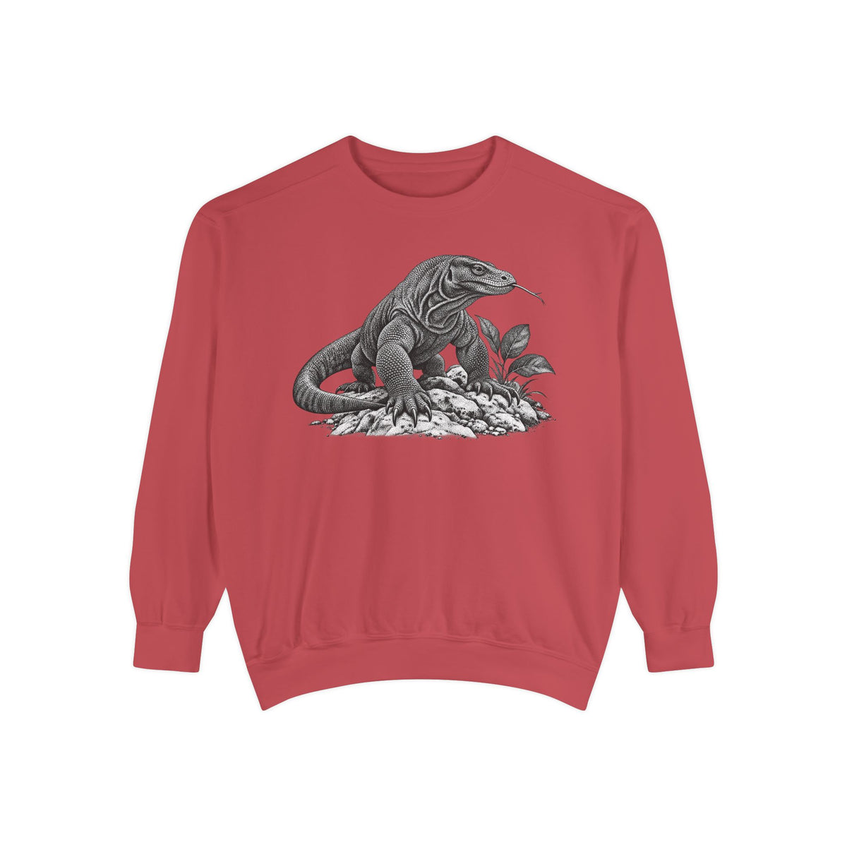 Vintage Komodo Dragon Art Sweatshirt