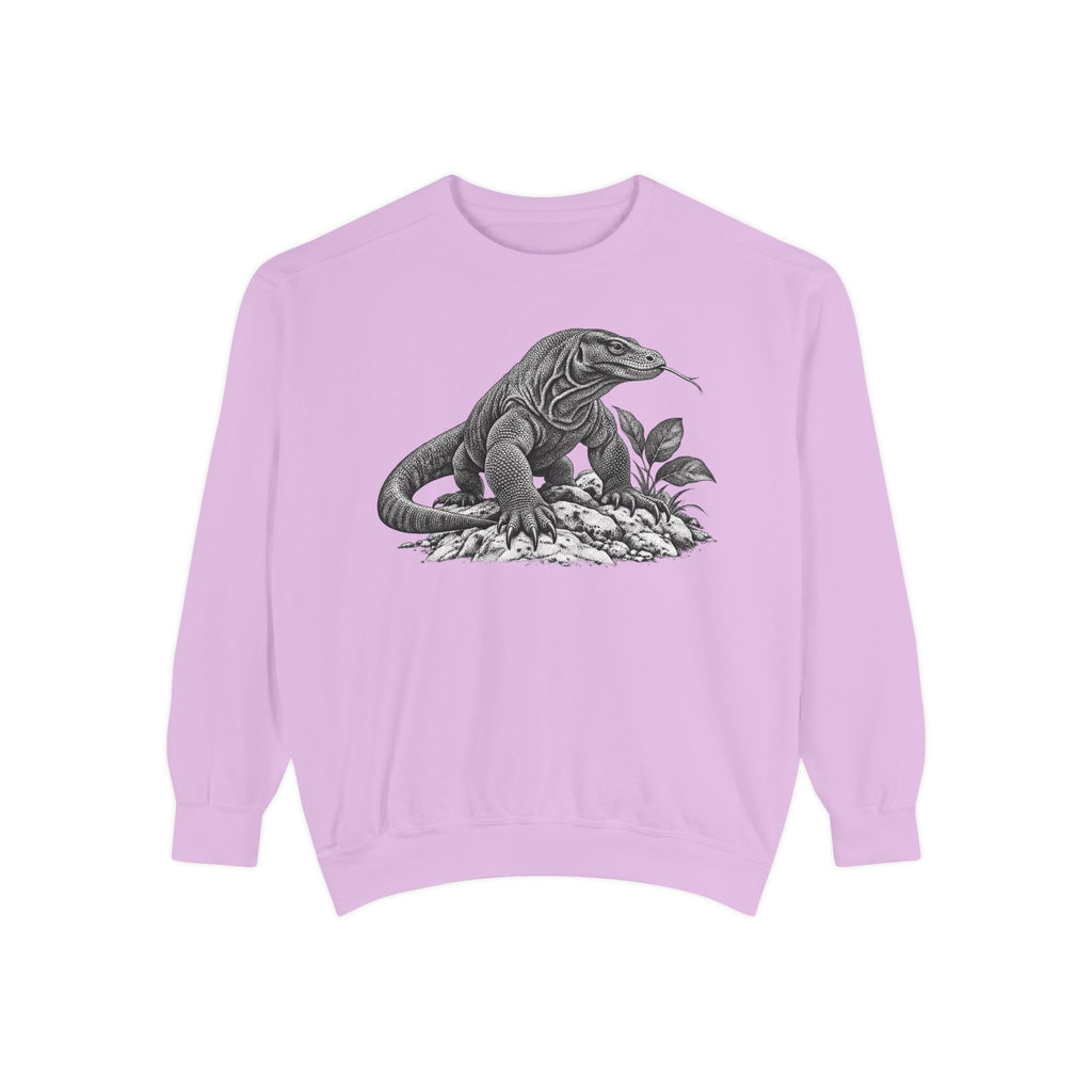 Vintage Komodo Dragon Art Sweatshirt