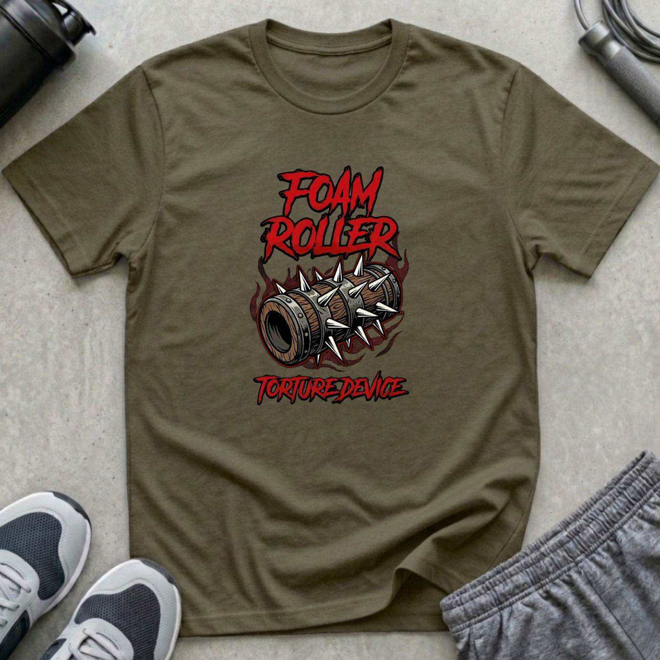 Foam Roller Torture Device T-Shirt