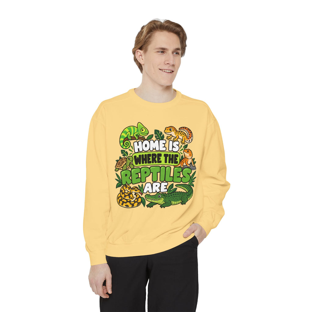 Home Is Where the Reptiles Sweatshirt