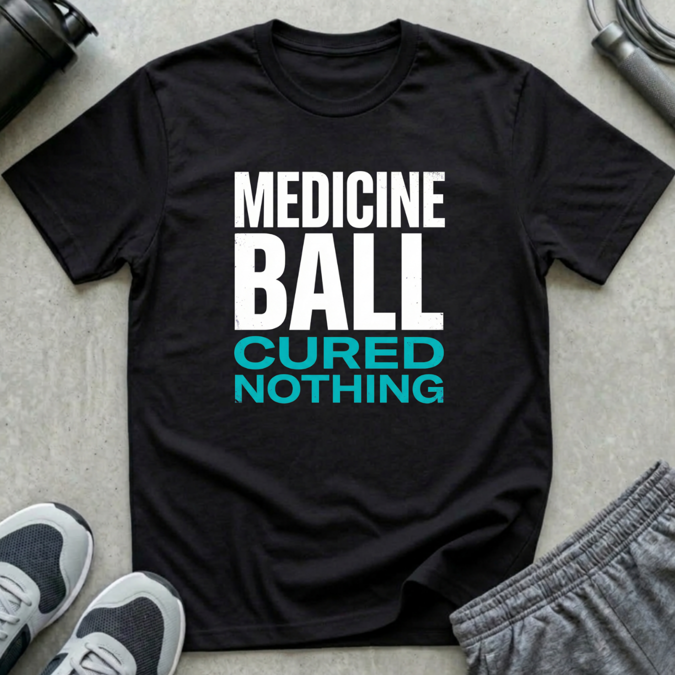 Medicine Ball Cured Nothing T-Shirt