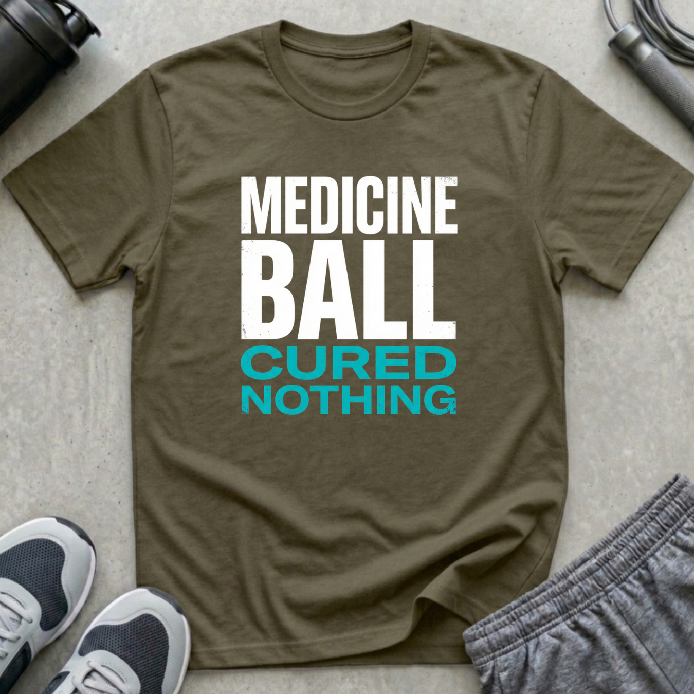 Medicine Ball Cured Nothing T-Shirt