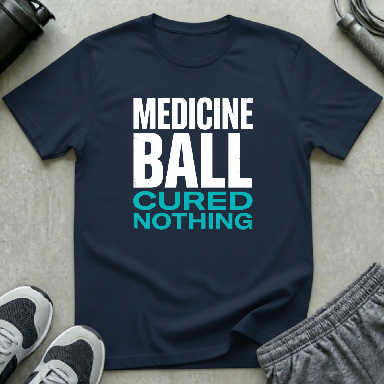 Medicine Ball Cured Nothing T-Shirt