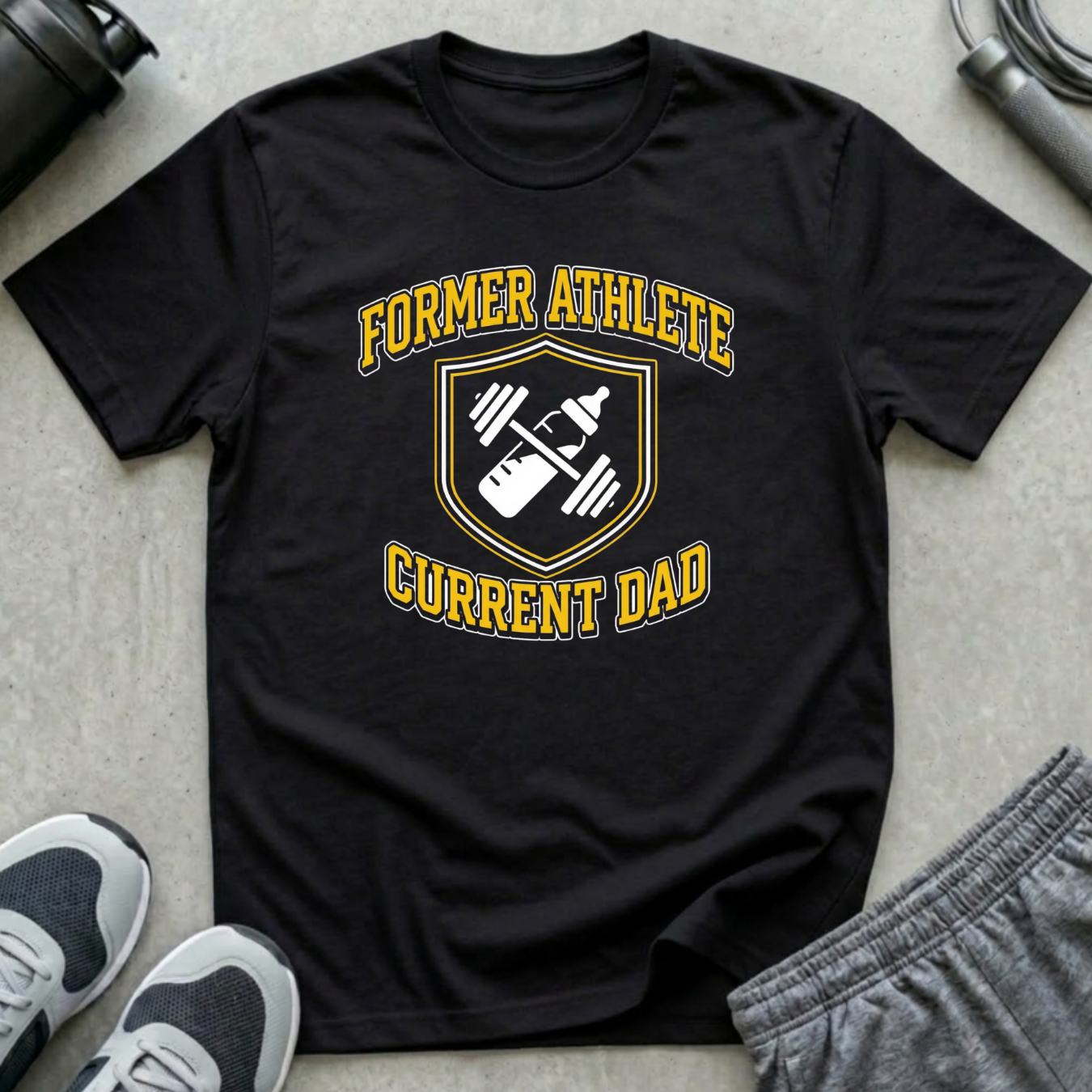 Former Athlete Current Dad T-Shirt
