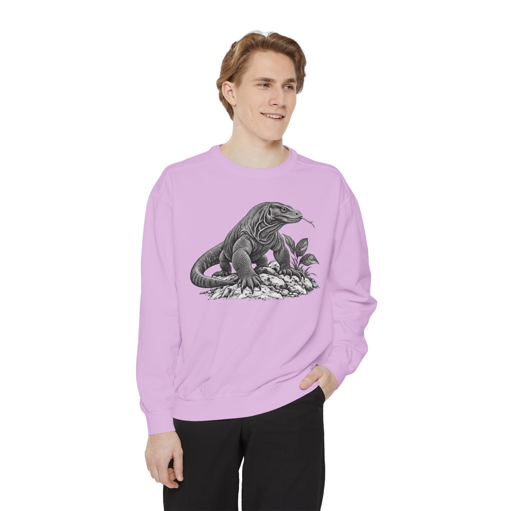 Vintage Komodo Dragon Art Sweatshirt