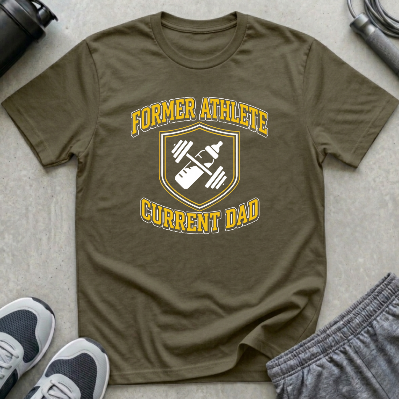 Former Athlete Current Dad T-Shirt