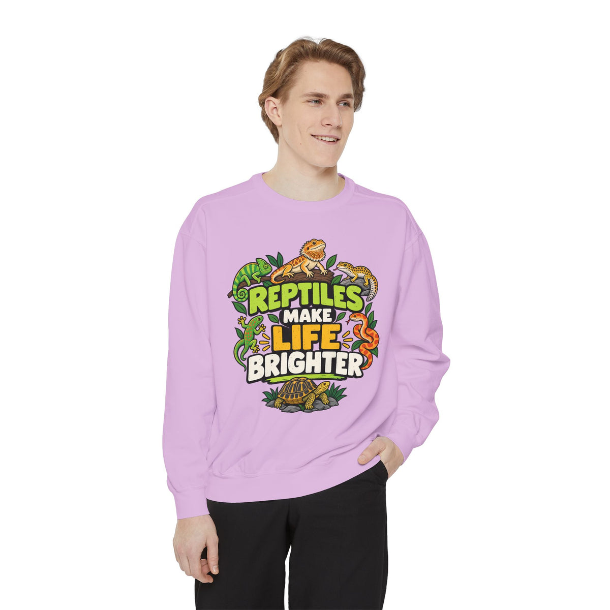 Reptiles Make Life Brighter Sweatshirt