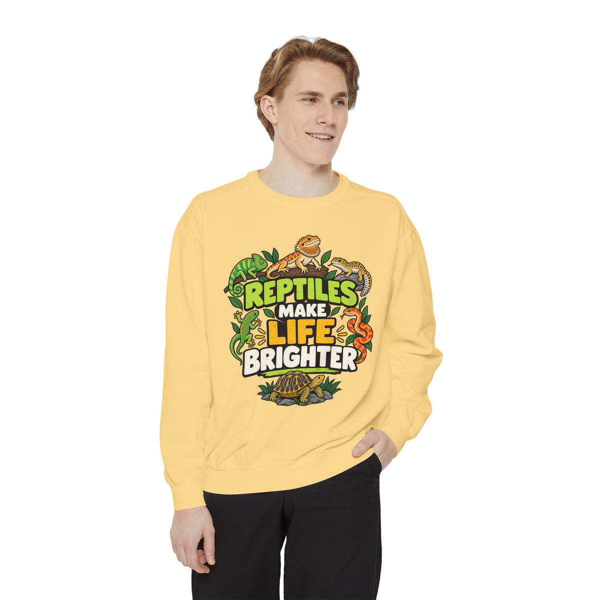 Reptiles Make Life Brighter Sweatshirt
