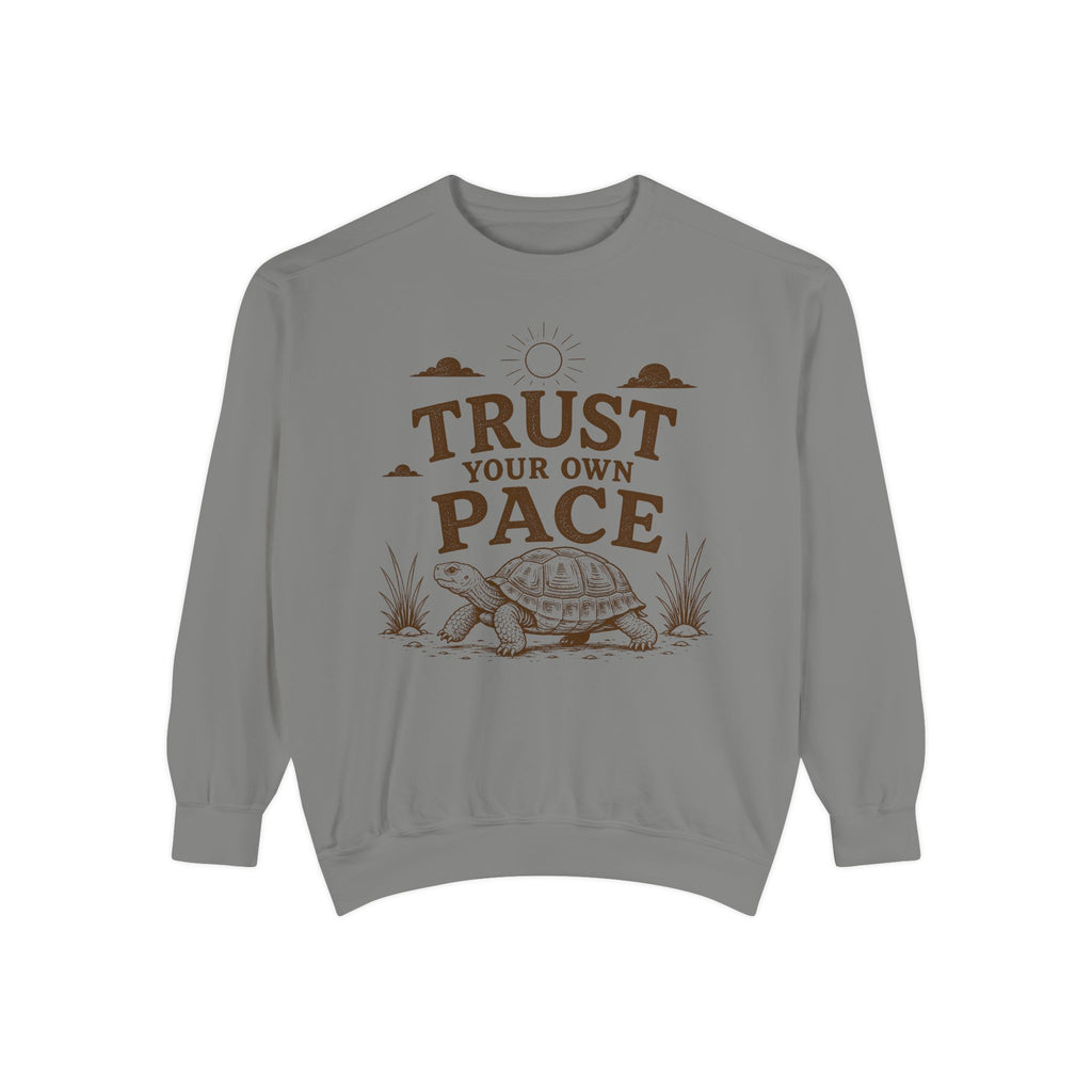 Trust Your Own Pace Turtle Sweatshirt
