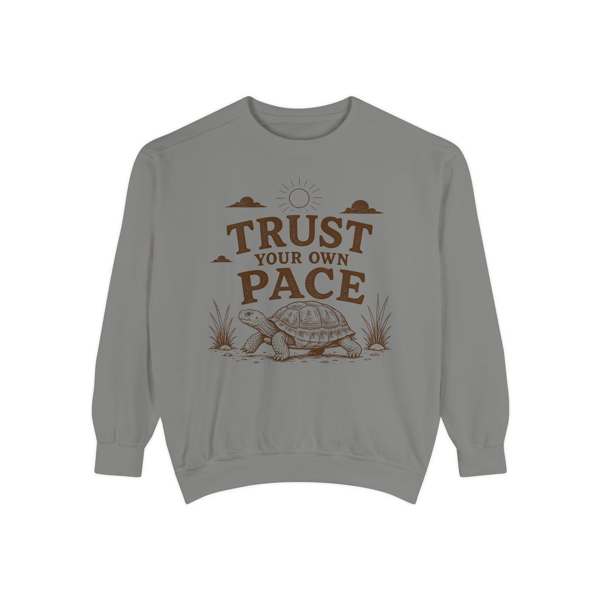 Trust Your Own Pace Turtle Sweatshirt