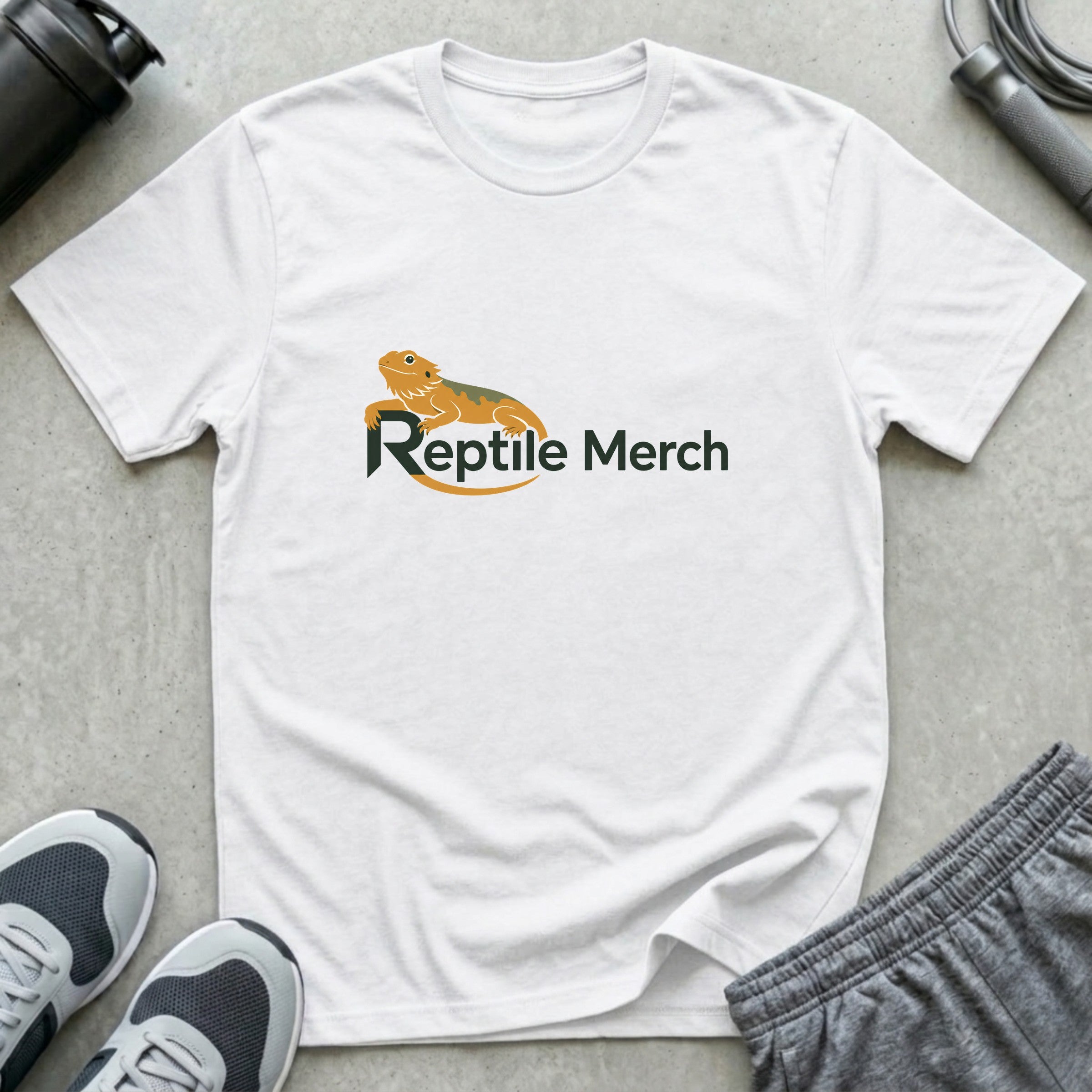 Reptile Merch Logo Standard - White