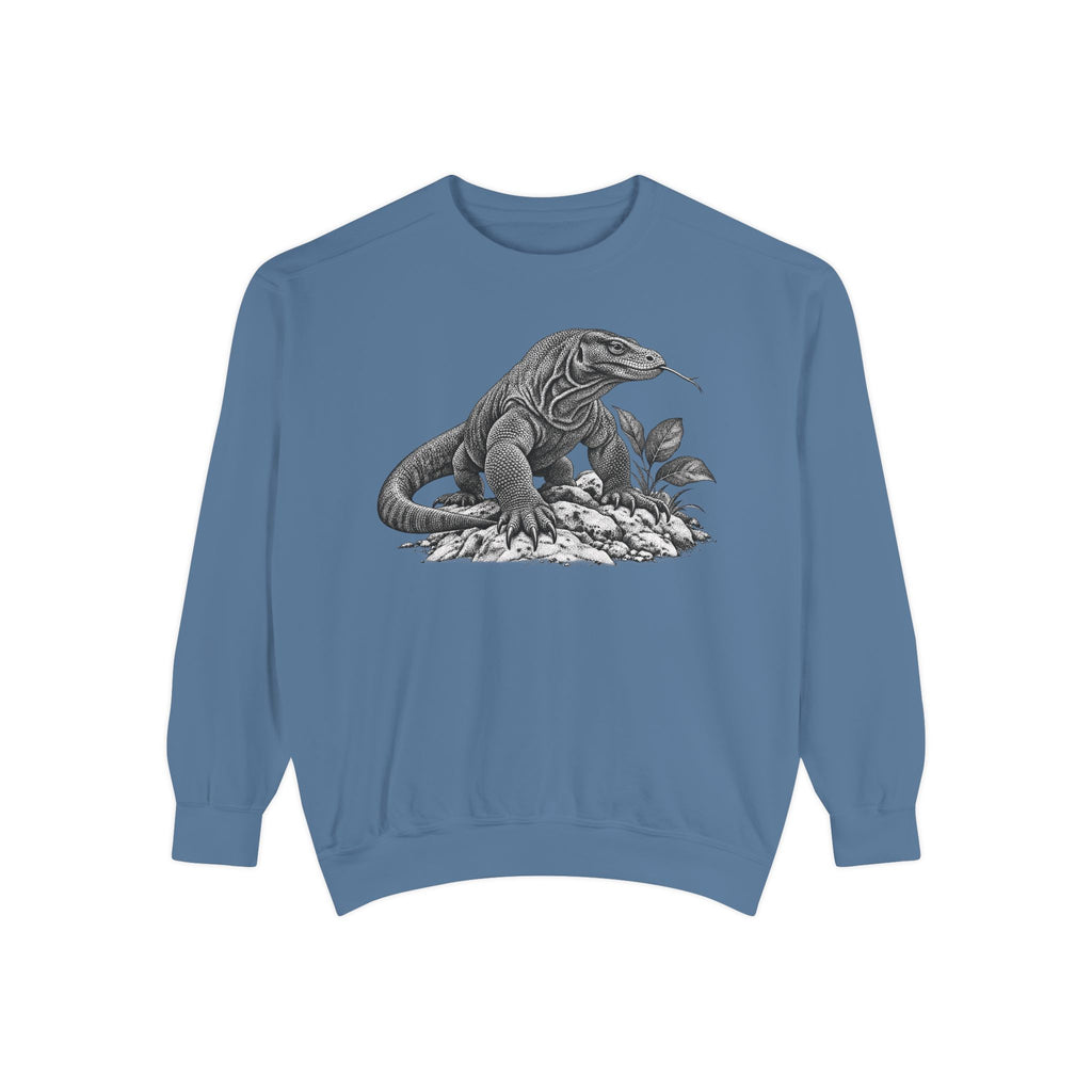 Vintage Komodo Dragon Art Sweatshirt