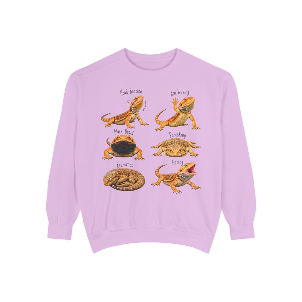 Bearded Dragon Behavior Guide Sweatshirt