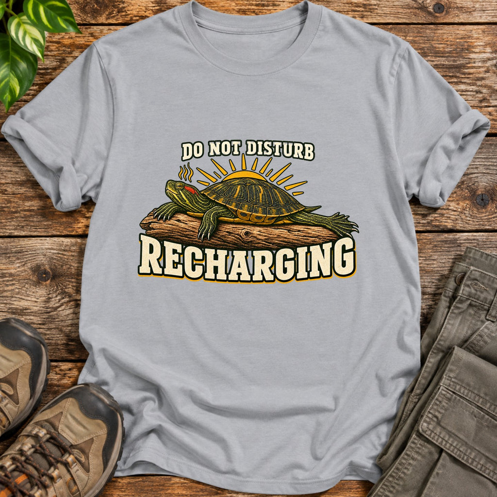 Recharging Turtle T-Shirt - Sport Grey