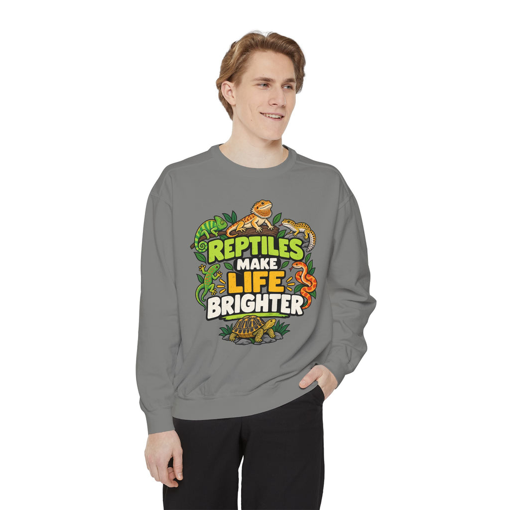 Reptiles Make Life Brighter Sweatshirt