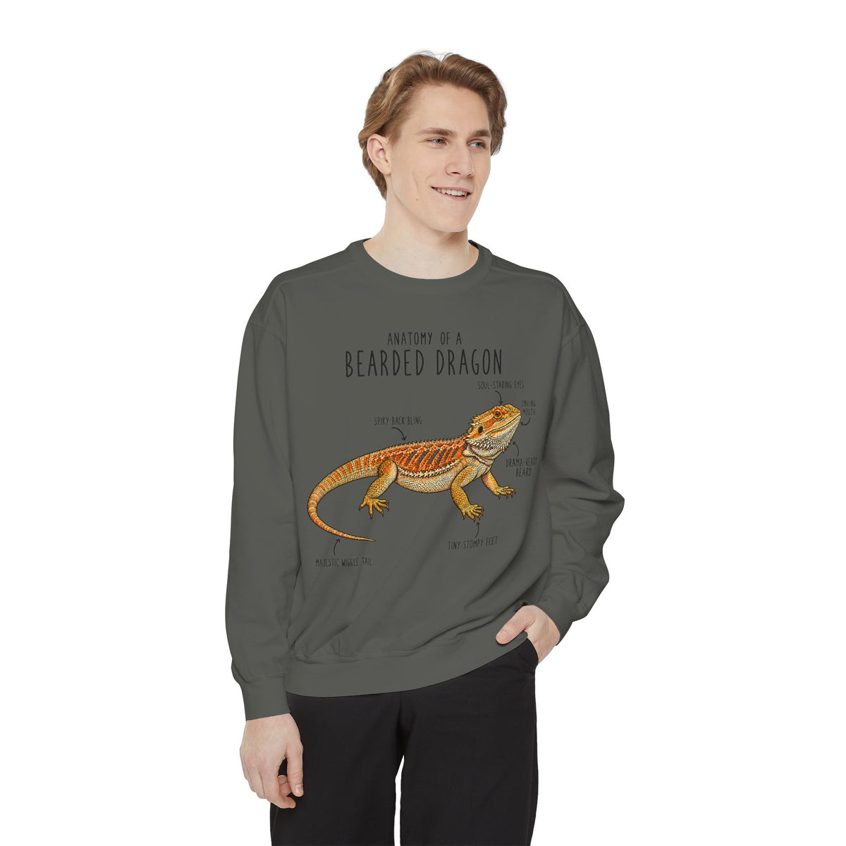 Anatomy of a Bearded Dragon Sweatshirt
