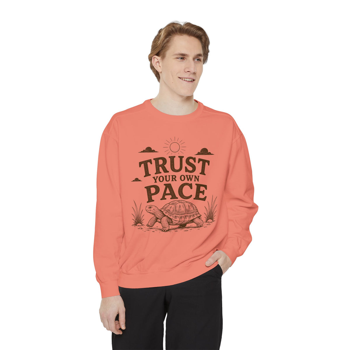 Trust Your Own Pace Turtle Sweatshirt