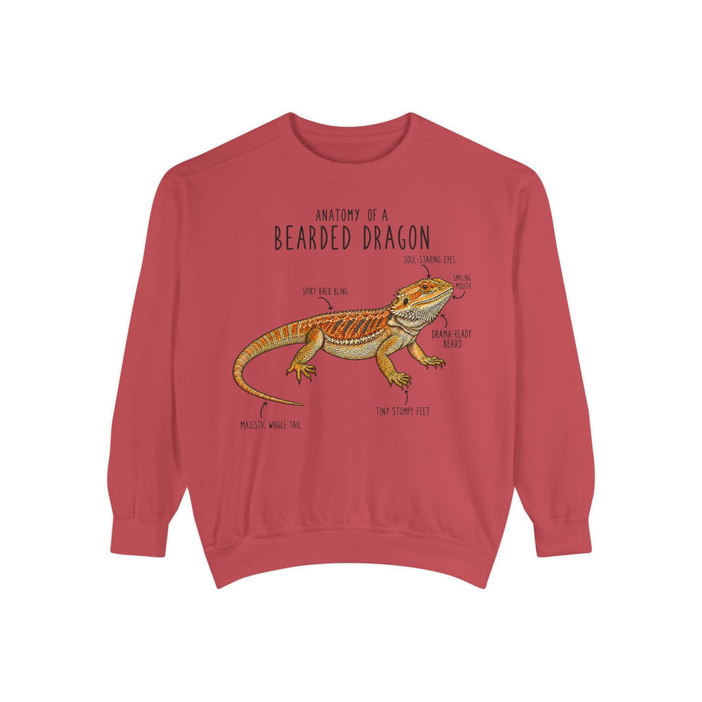Anatomy of a Bearded Dragon Sweatshirt