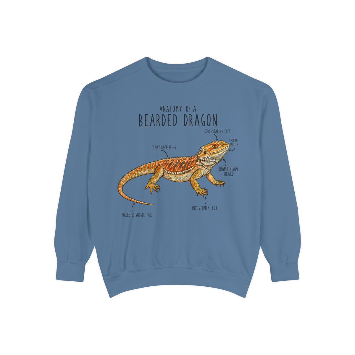 Anatomy of a Bearded Dragon Sweatshirt