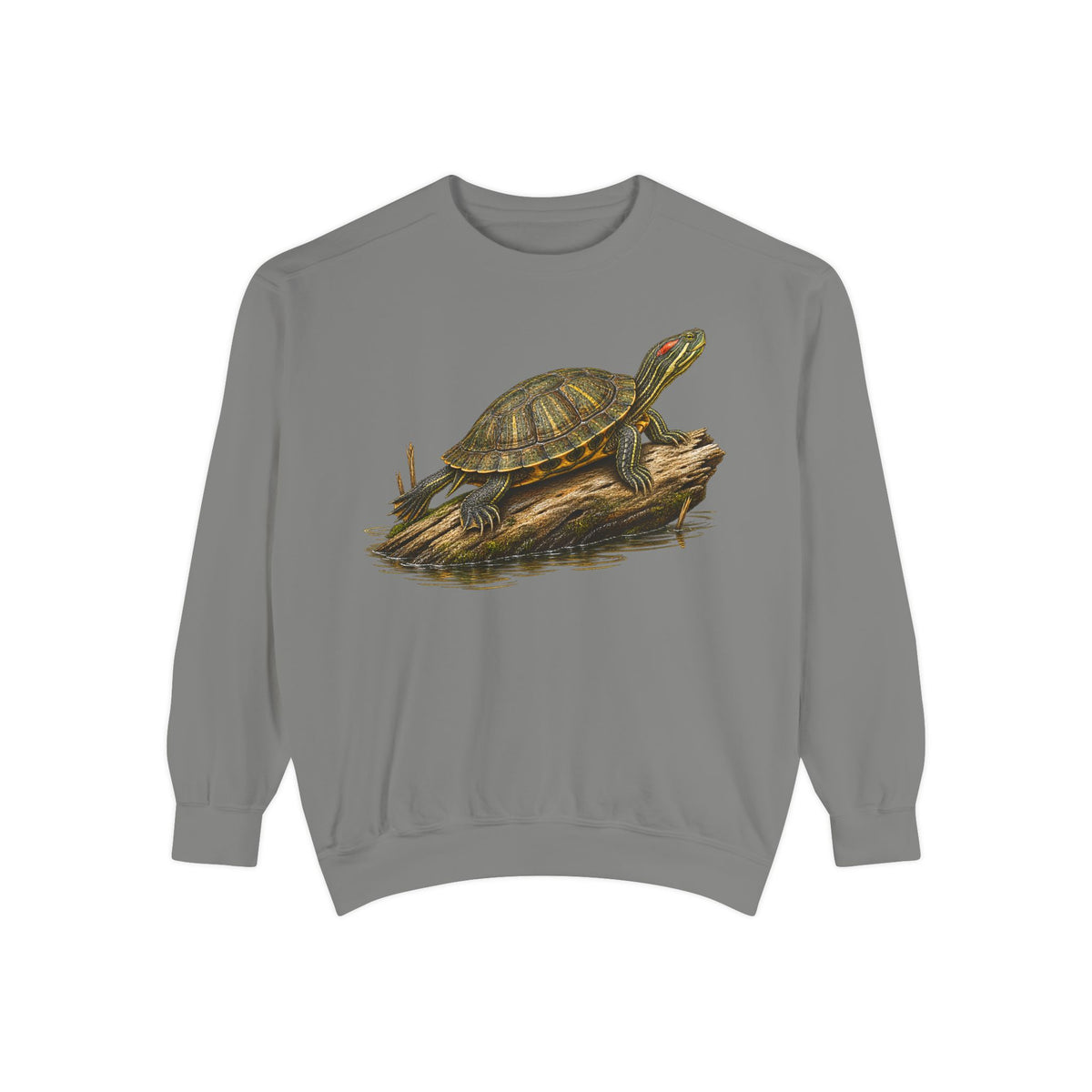 Realism Red Eared Slider Turtle Sweatshirt