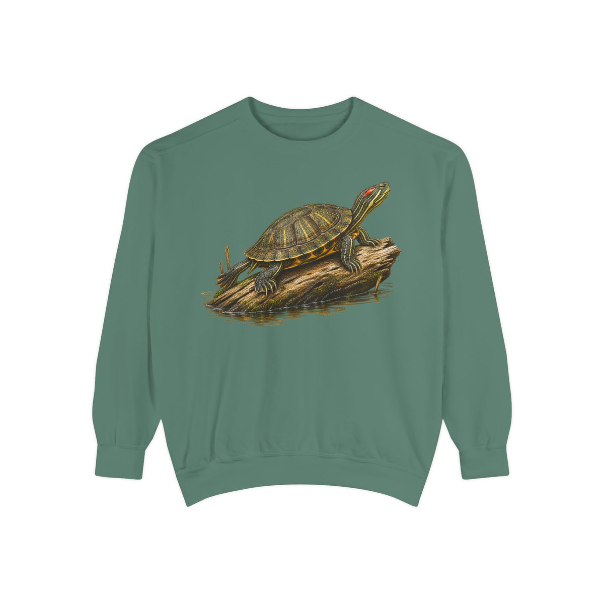 Realism Red Eared Slider Turtle Sweatshirt