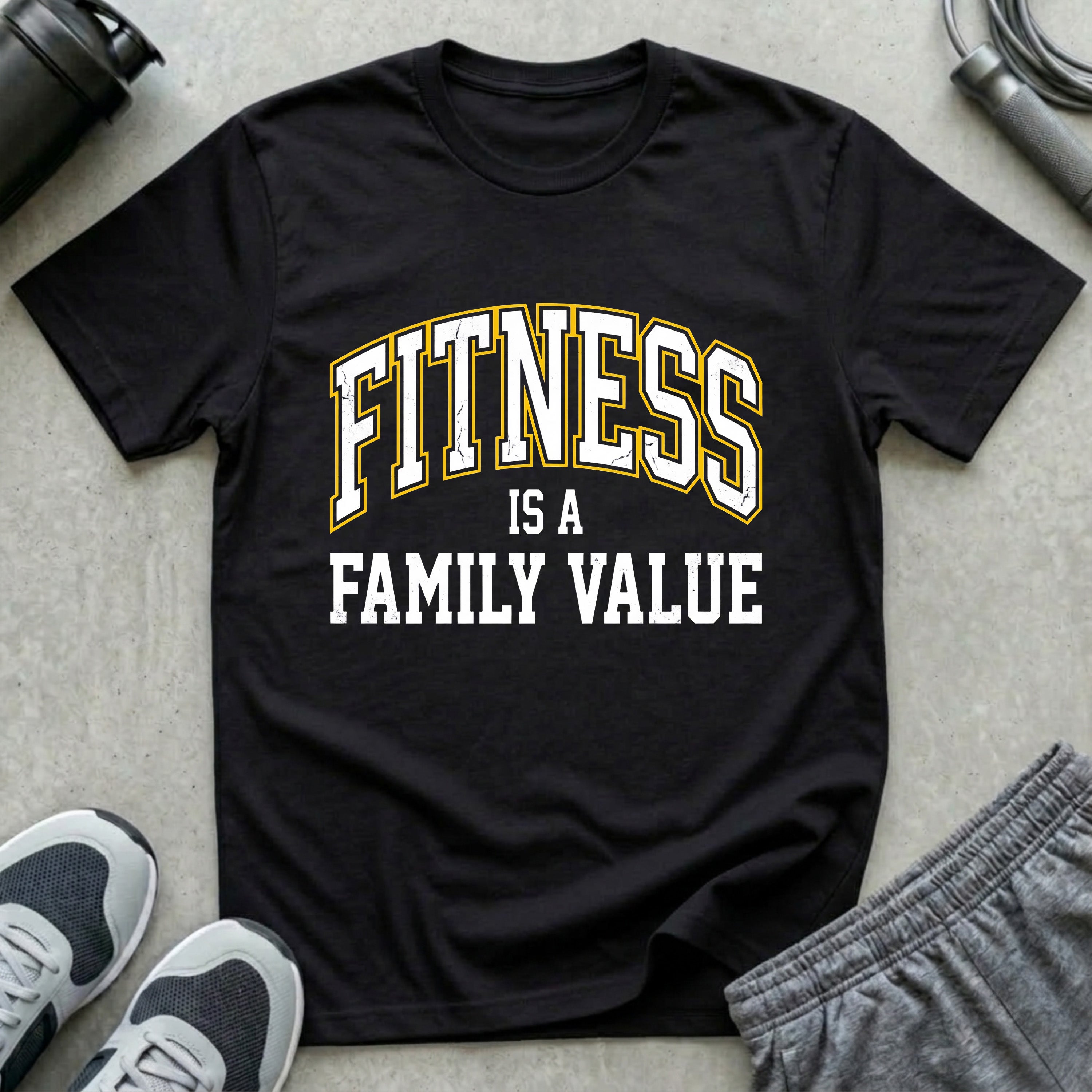 Fitness is a Family Value T-Shirt