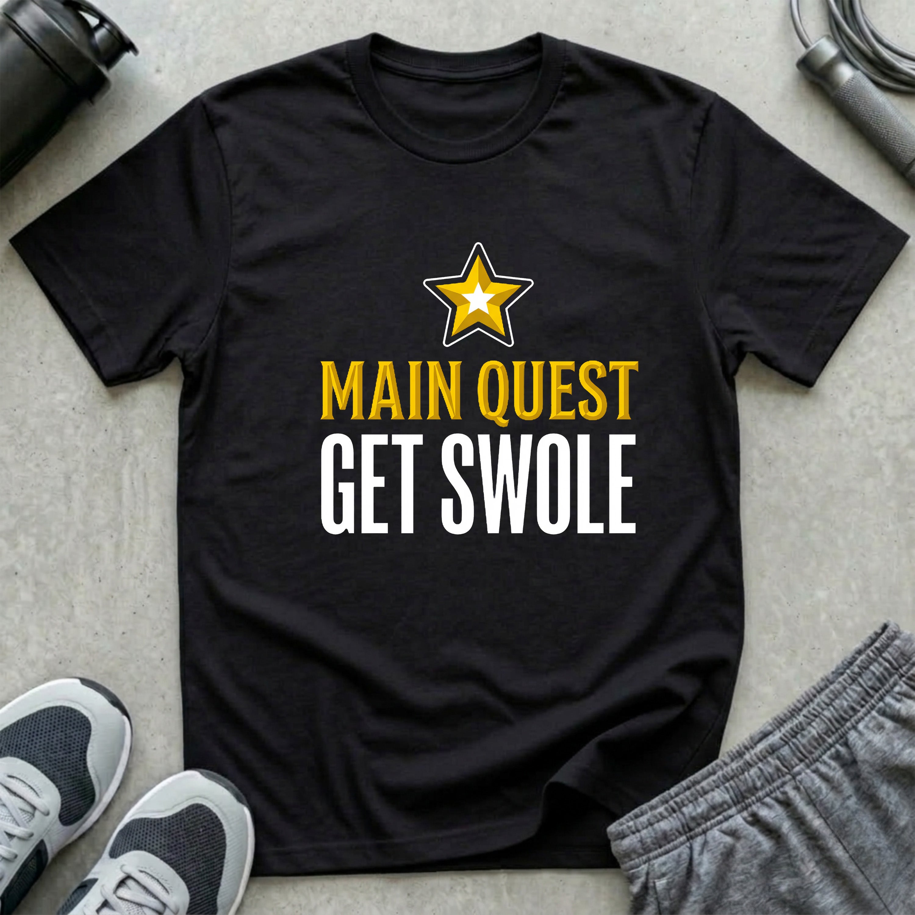 Main Quest Get Swole T-Shirt