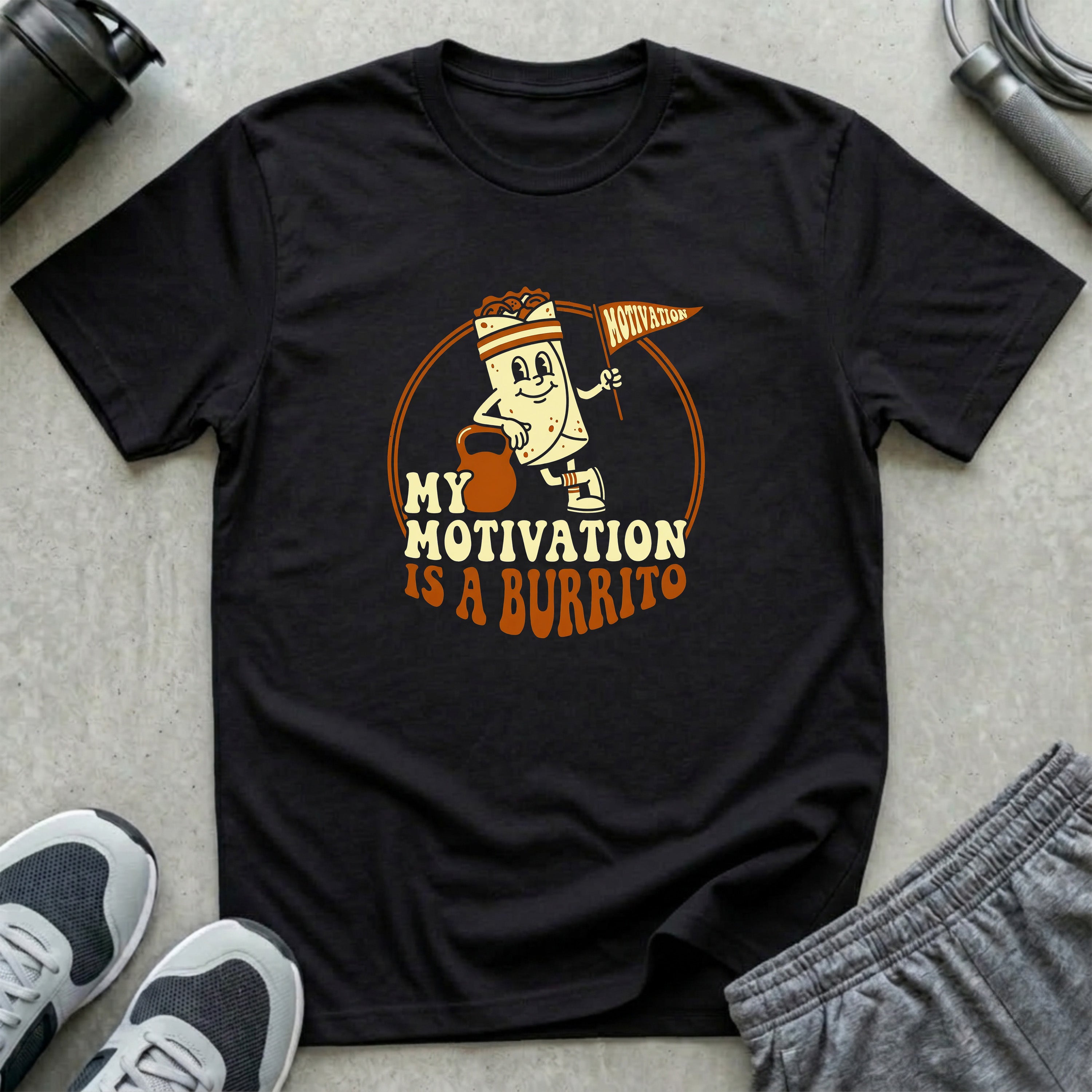 My Motivation is a Burrito T-Shirt