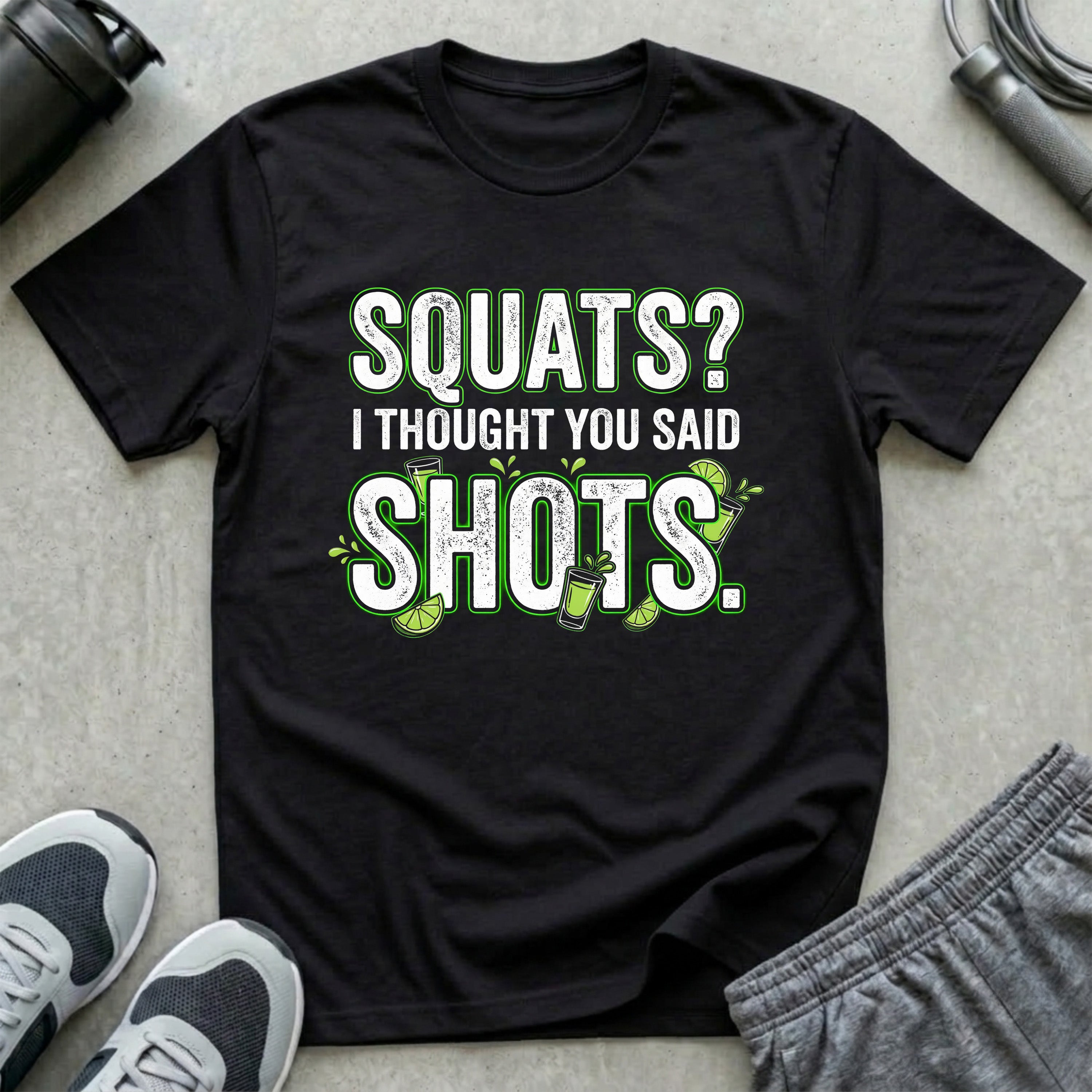 Squats? I Thought You Said Shots T-Shirt