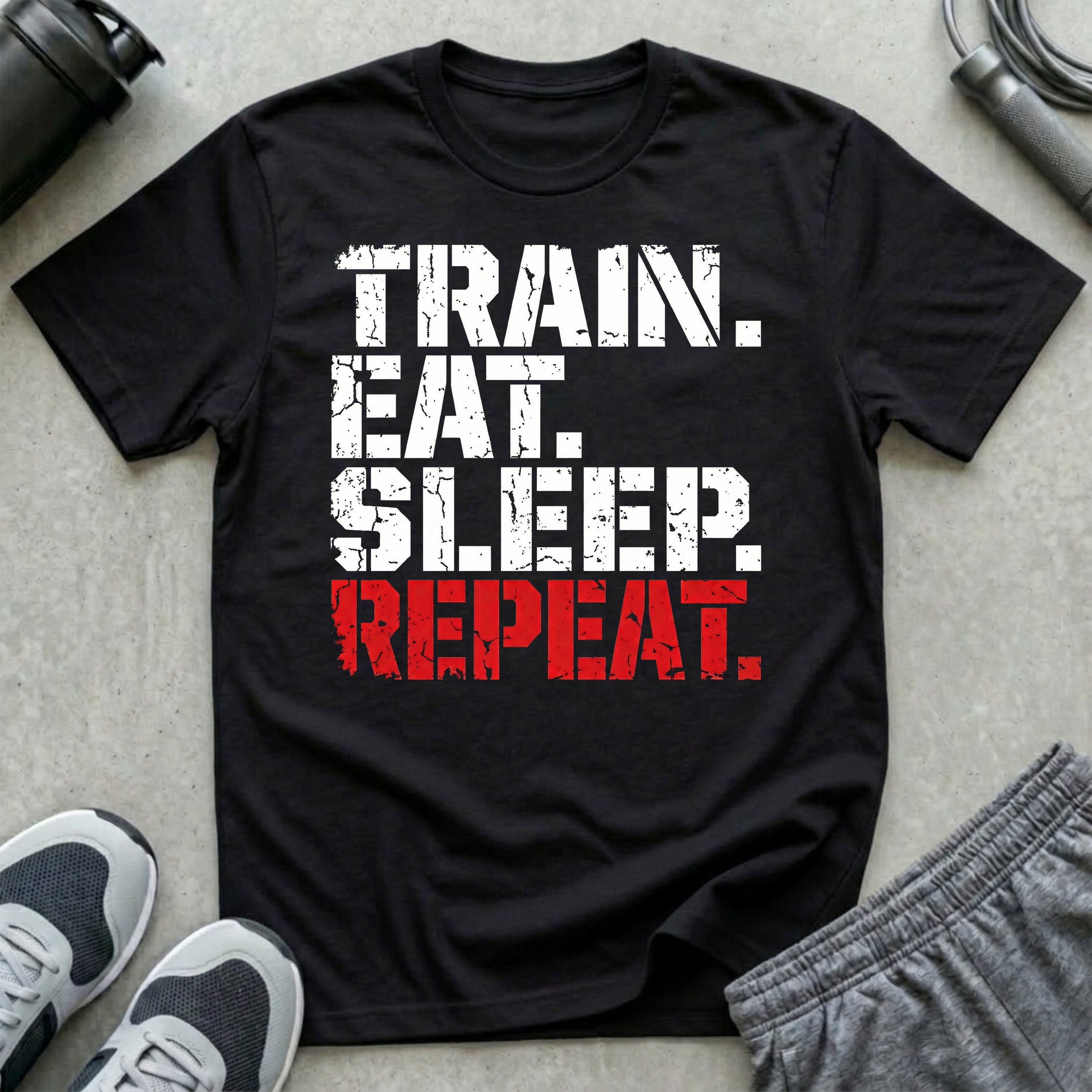 TRAIN. EAT. SLEEP. REPEAT. T-Shirt