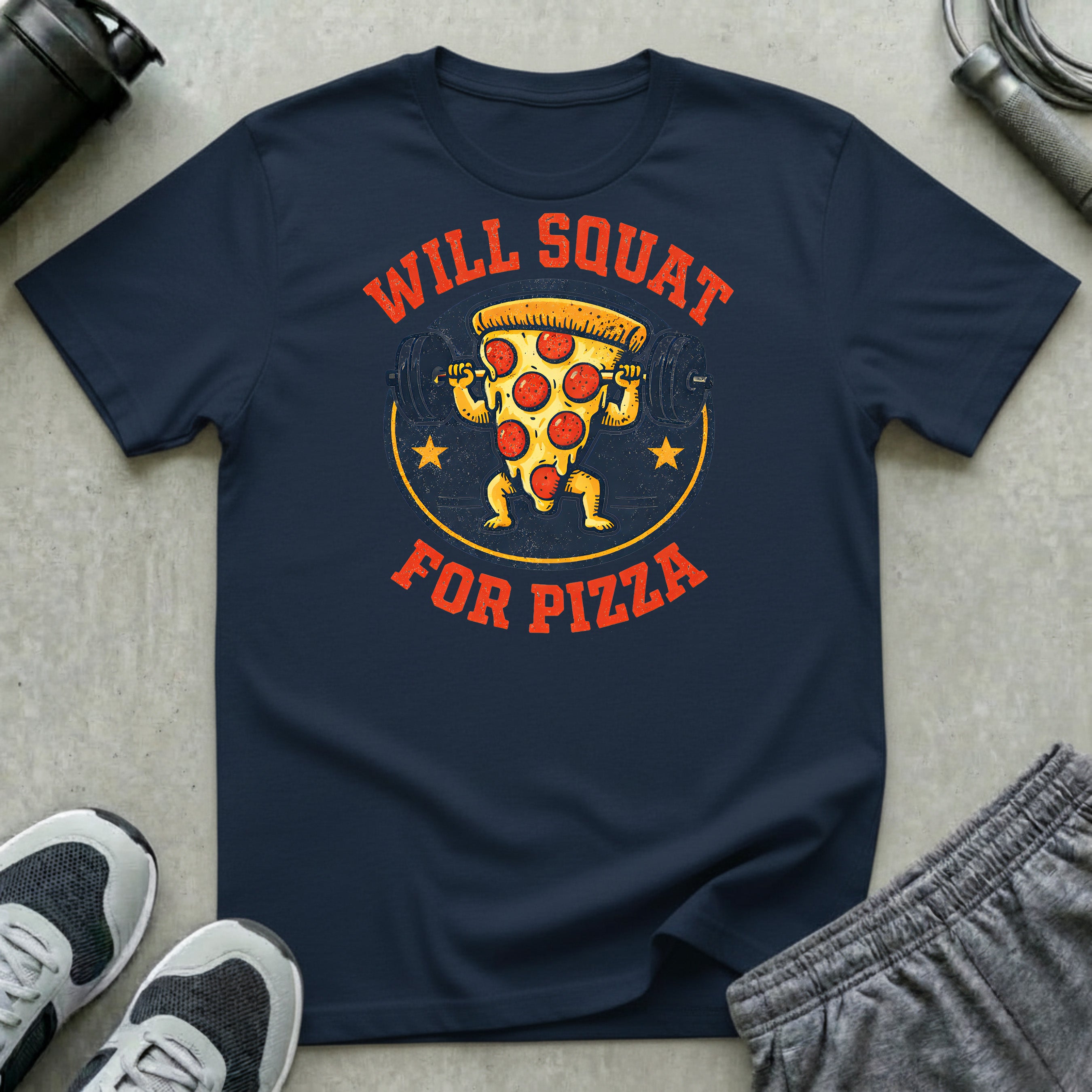 Squat For Pizza T-Shirt