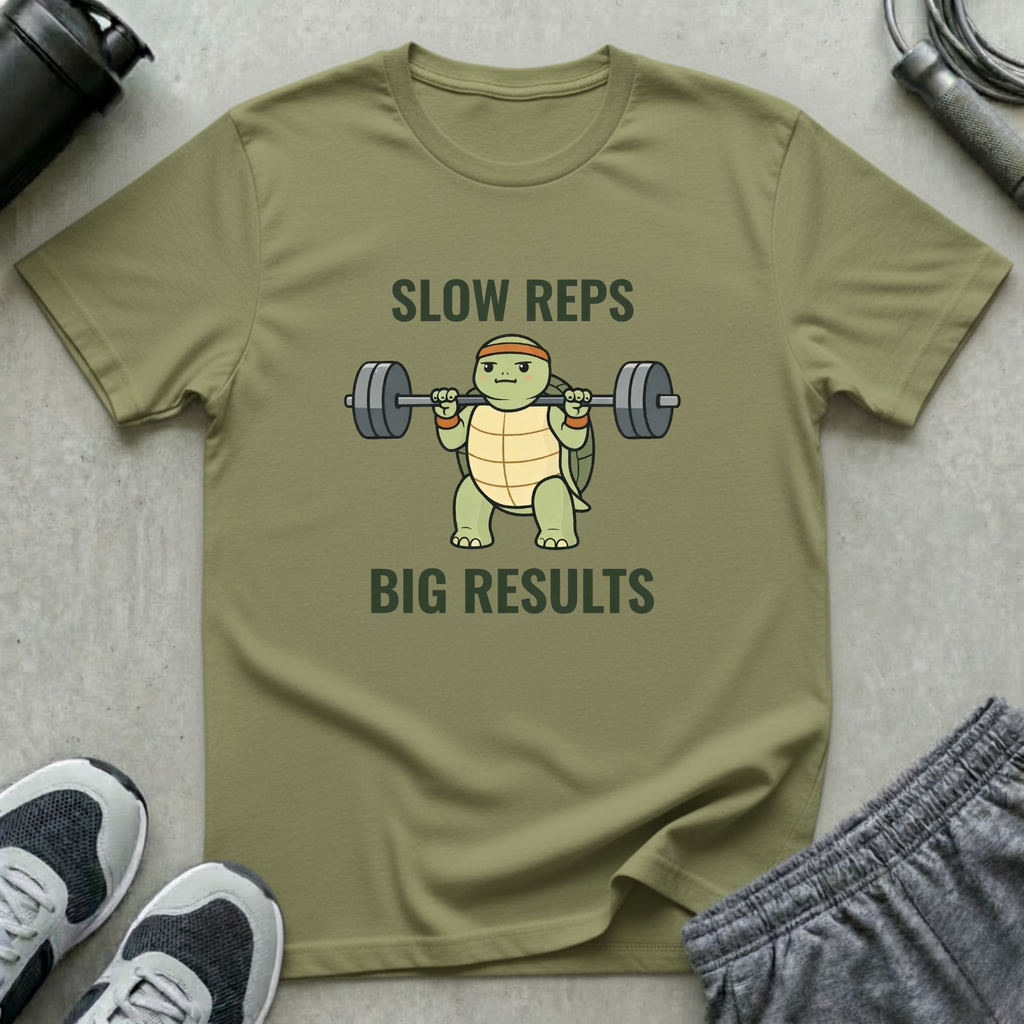 Slow Reps Big Result T-Shirt