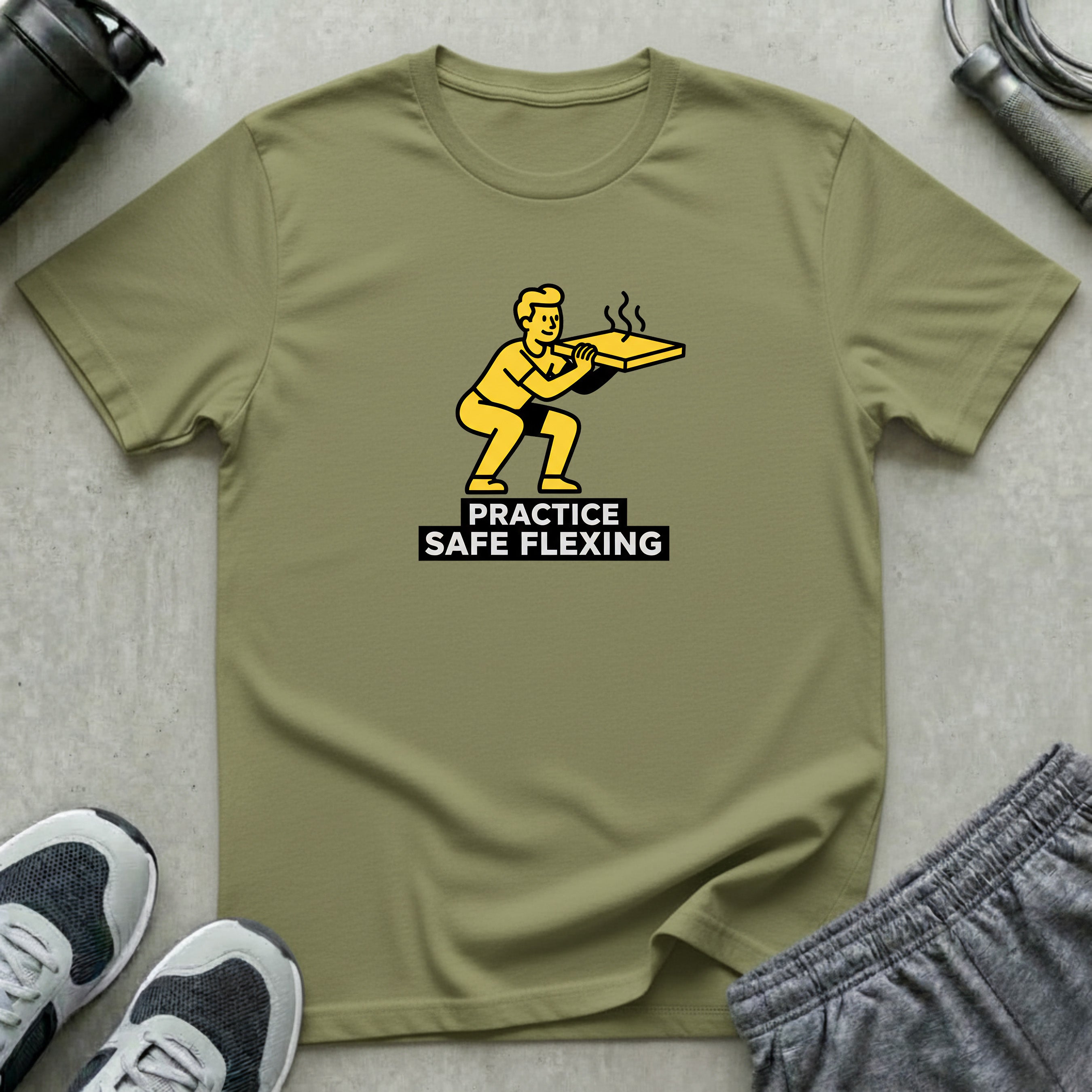 Practice Safe Flexing T-Shirt
