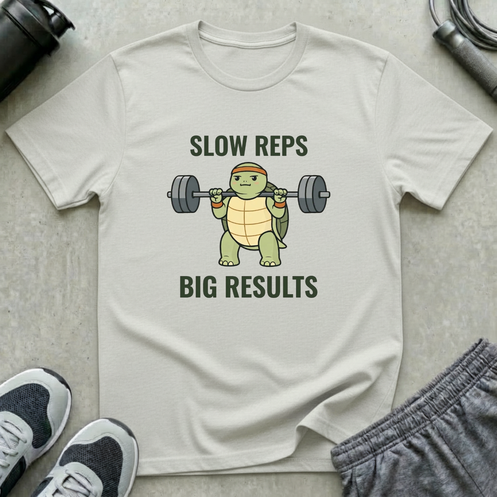 Slow Reps Big Result T-Shirt
