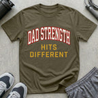 Dad Strength Hits Different T-Shirt