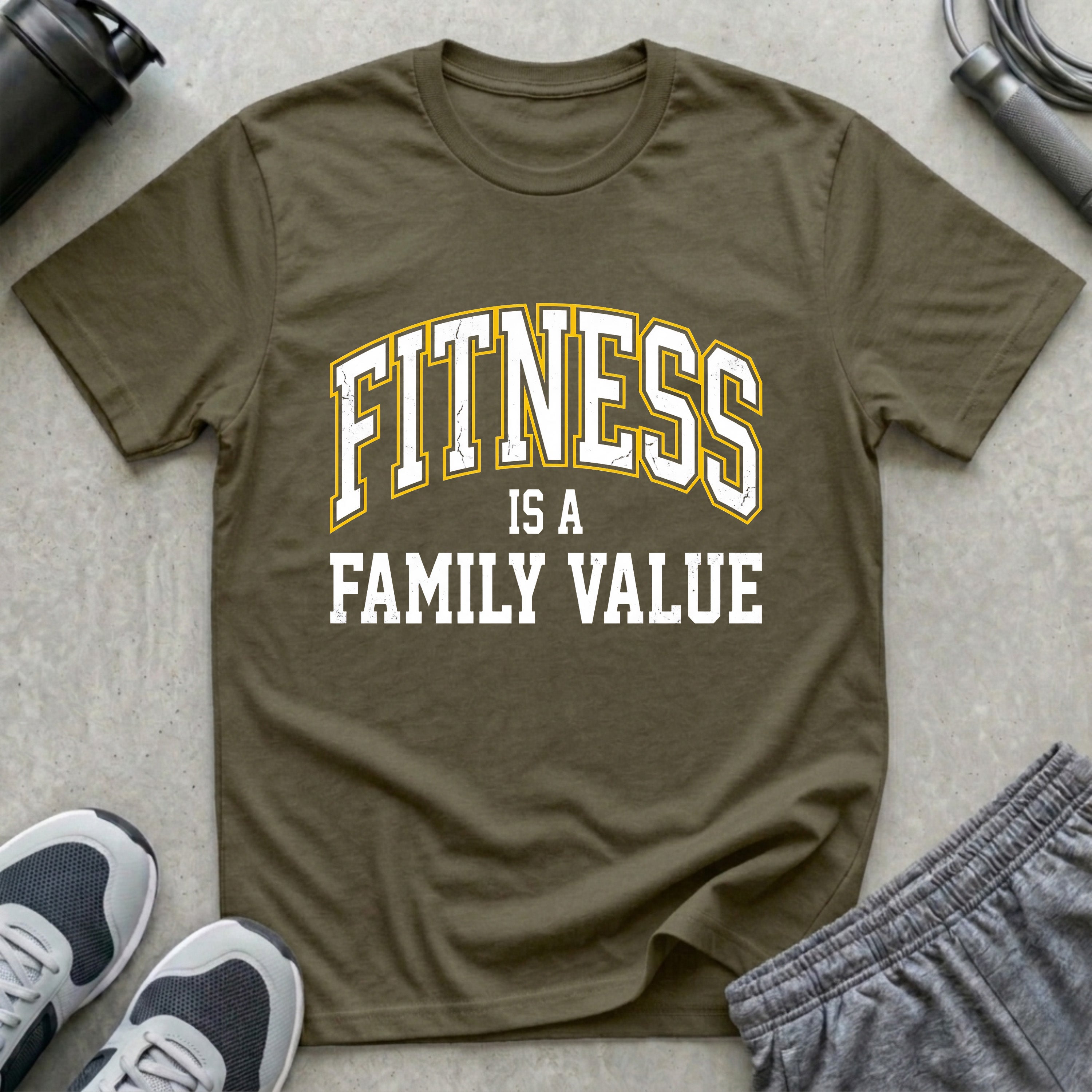 Fitness is a Family Value T-Shirt