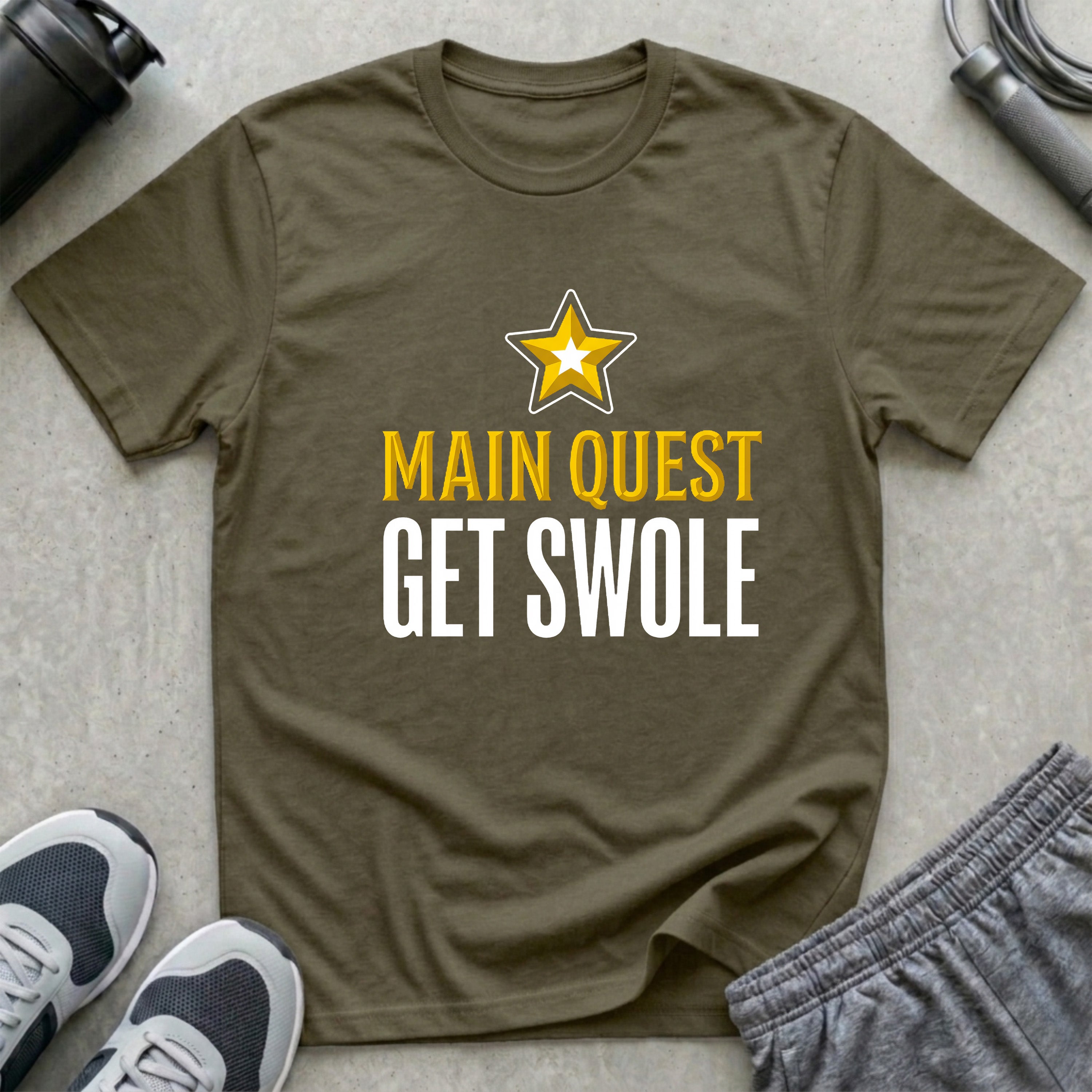 Main Quest Get Swole T-Shirt