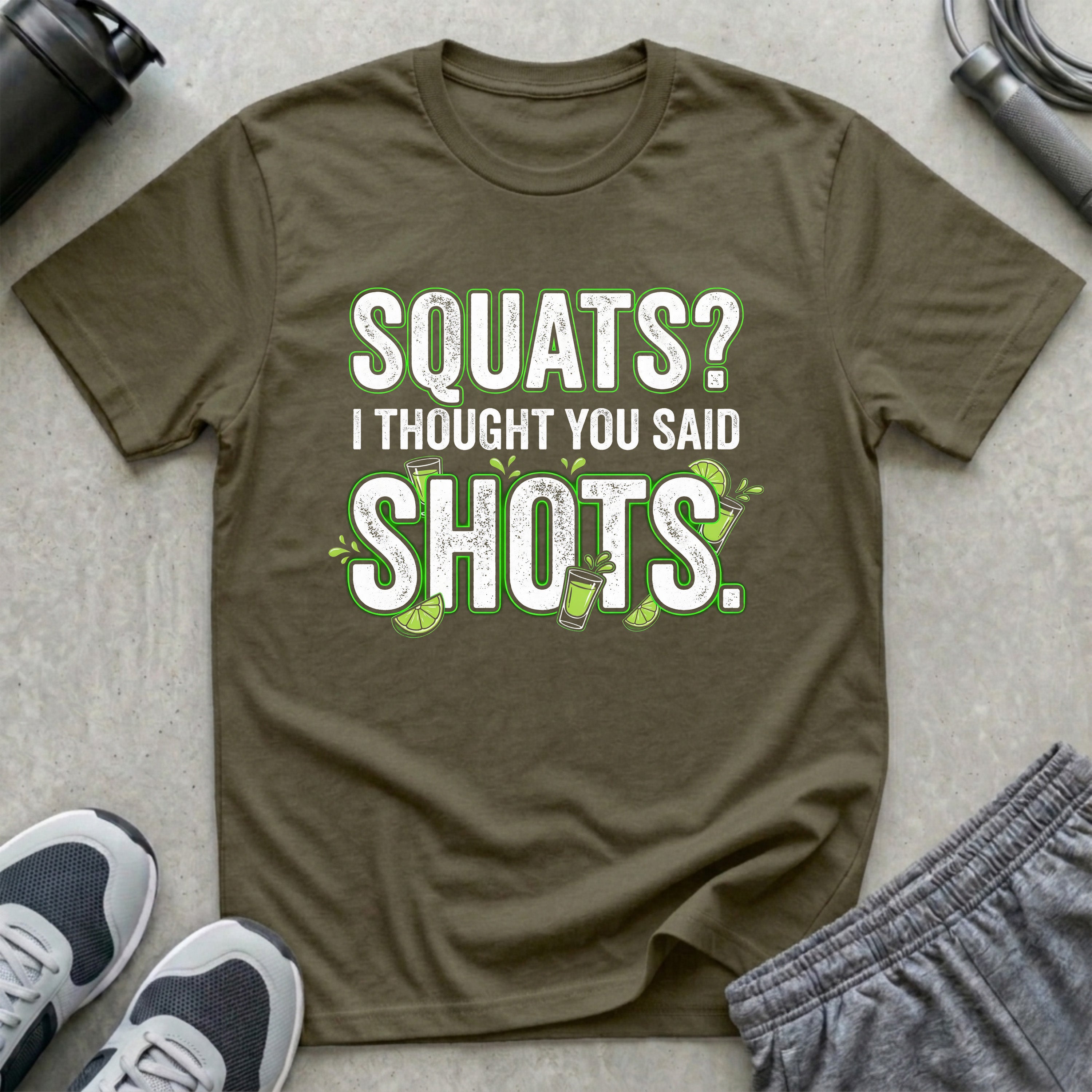 Squats? I Thought You Said Shots T-Shirt