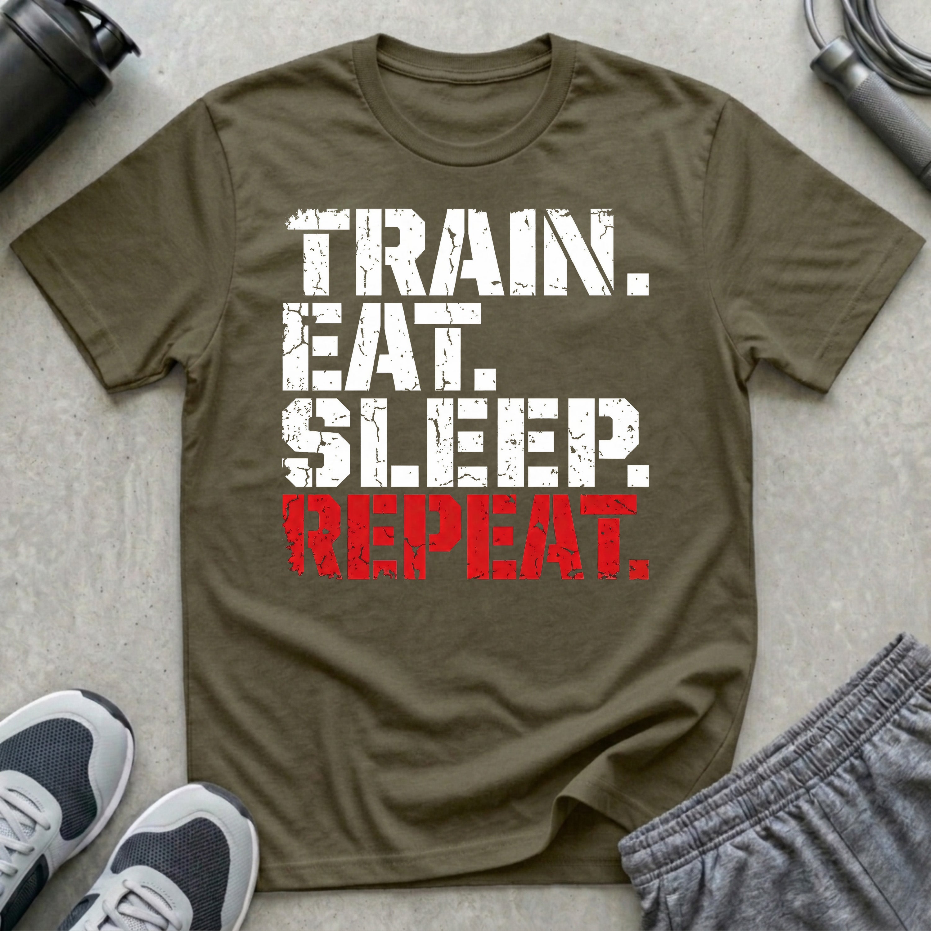 TRAIN. EAT. SLEEP. REPEAT. T-Shirt