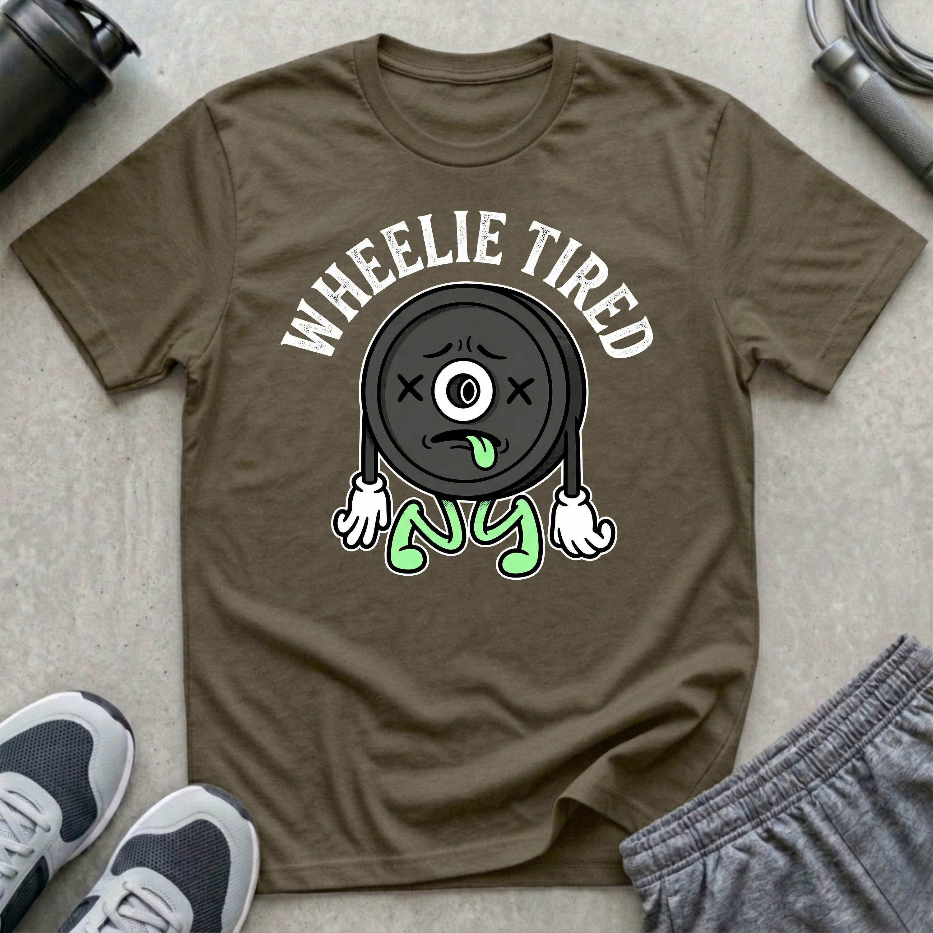 Wheelie Tired T-Shirt