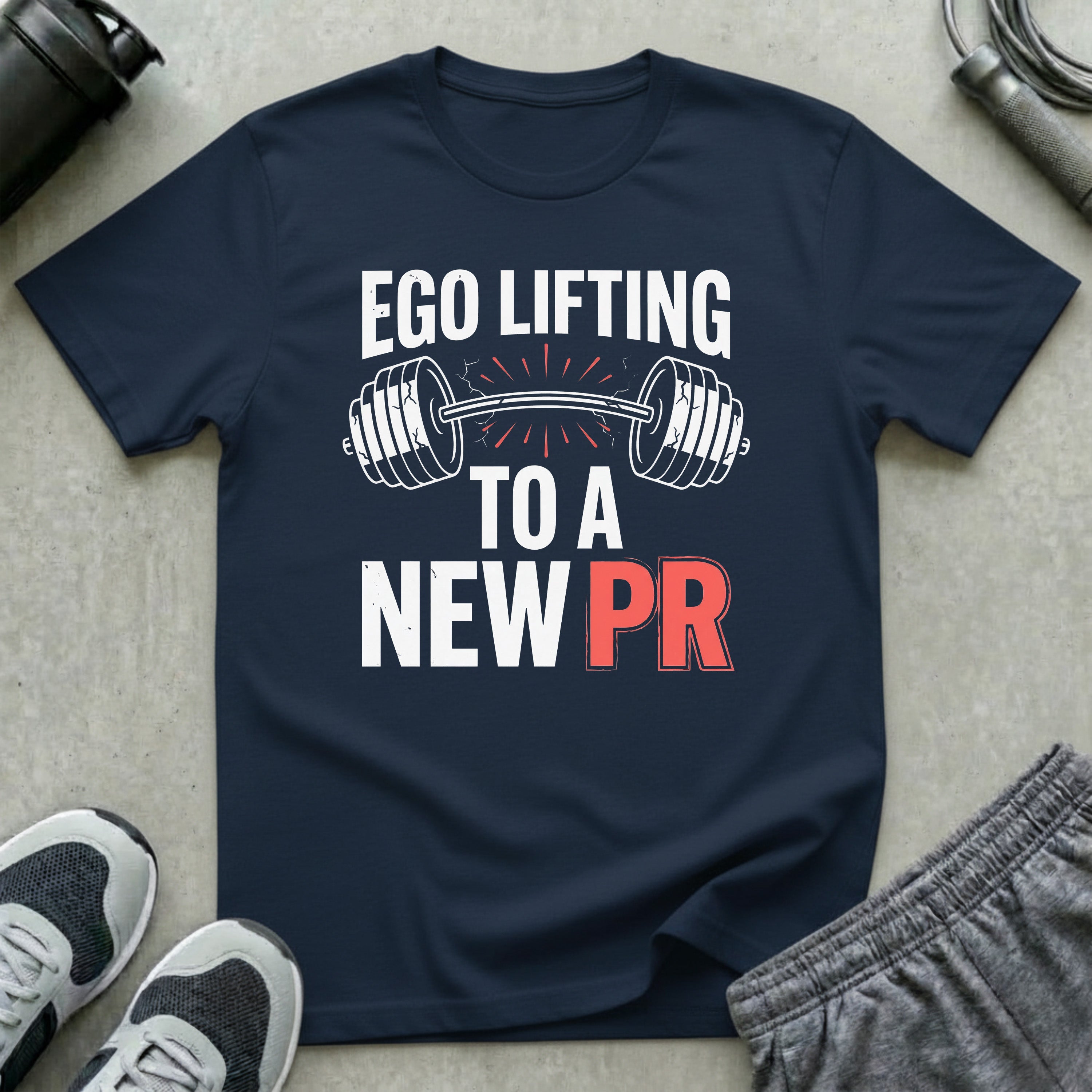 Ego Lifting to a New PR T-Shirt