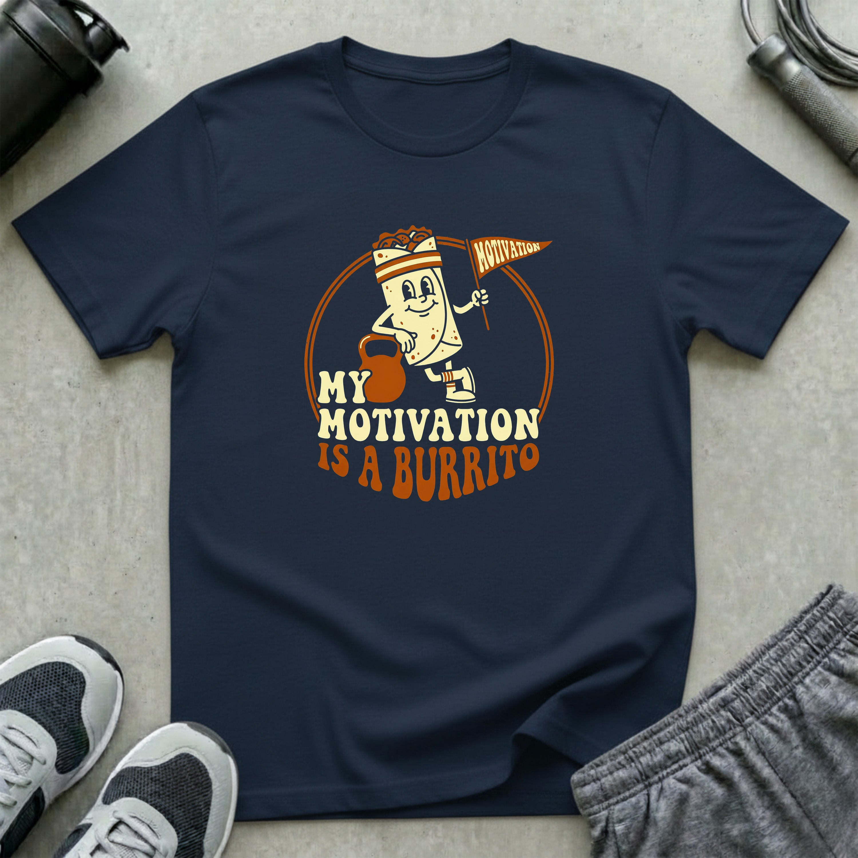 My Motivation is a Burrito T-Shirt