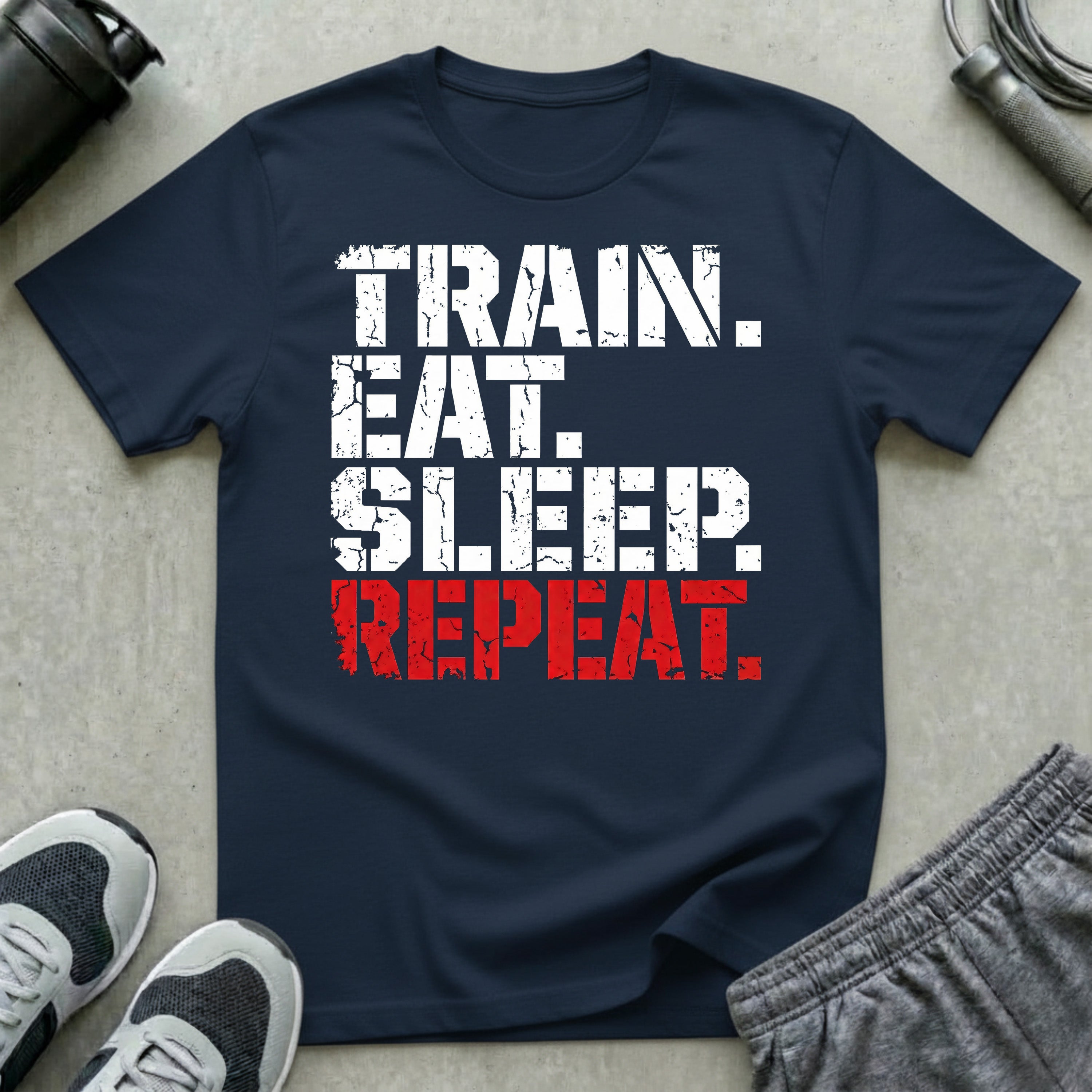 TRAIN. EAT. SLEEP. REPEAT. T-Shirt