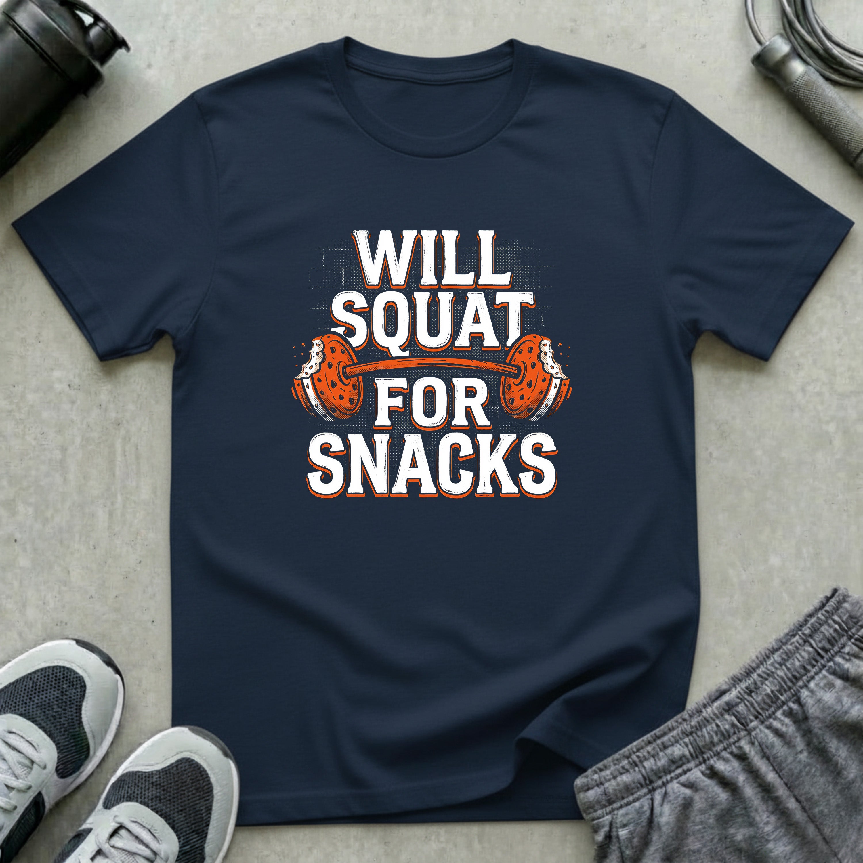 Will Squat for Snacks T-Shirt