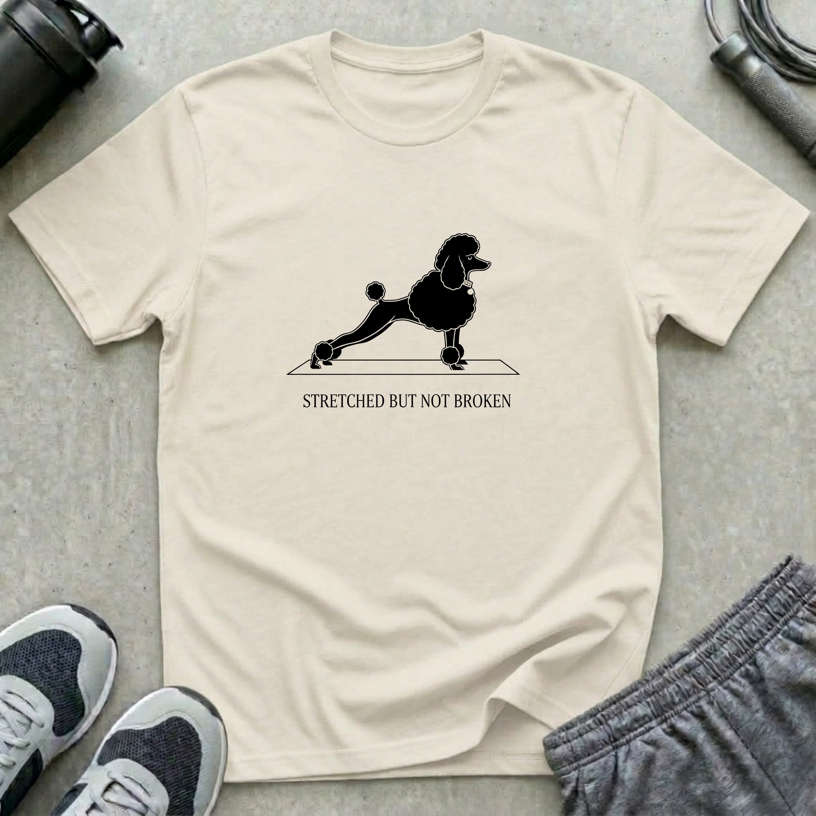 Poodle Stretched T-Shirt