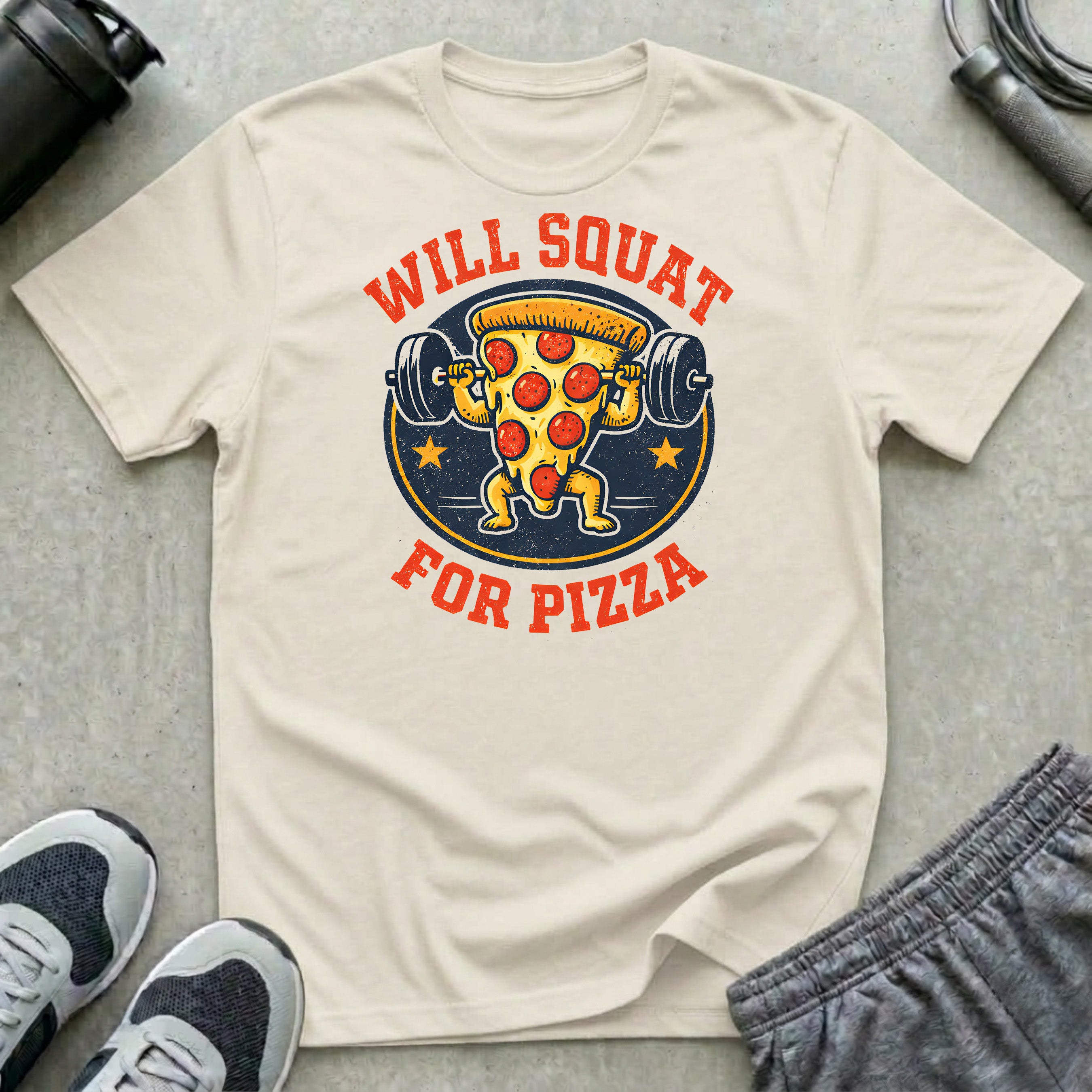 Squat For Pizza T-Shirt