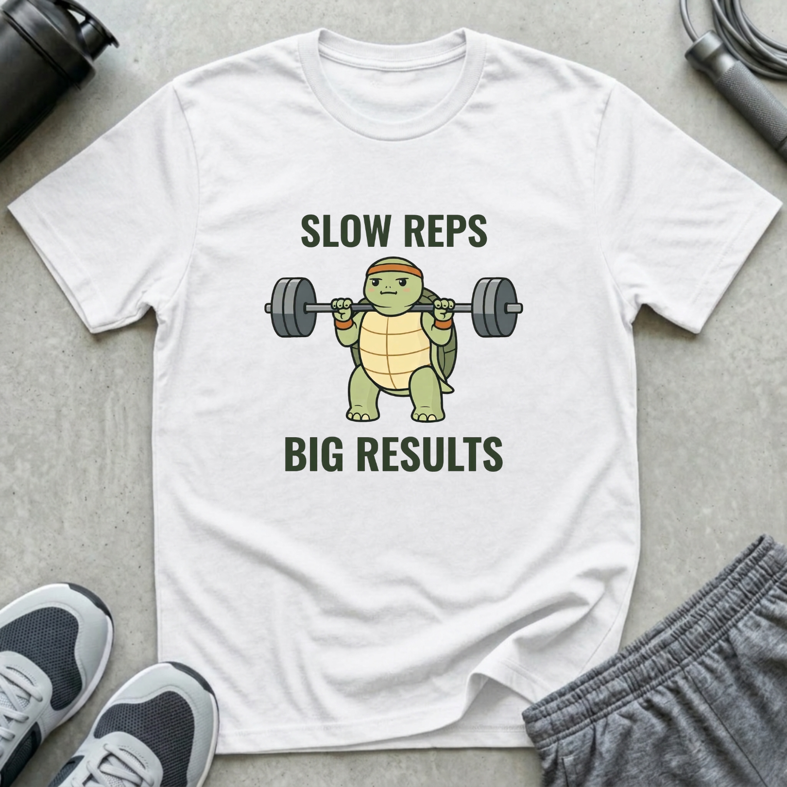 Slow Reps Big Result T-Shirt