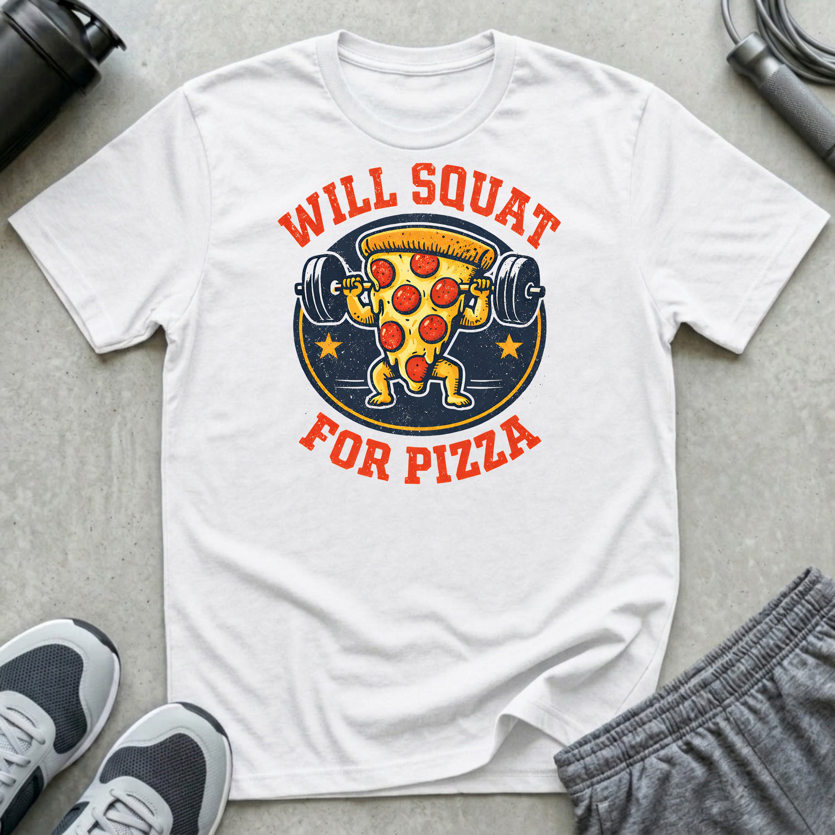 Squat For Pizza T-Shirt