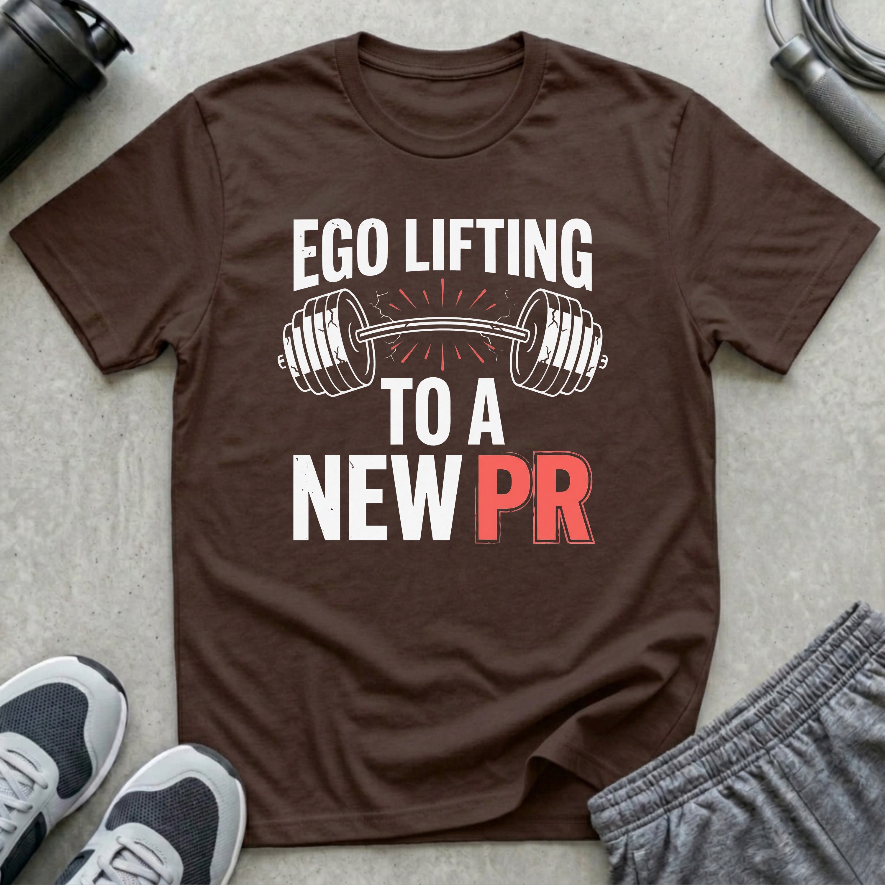 Ego Lifting to a New PR T-Shirt
